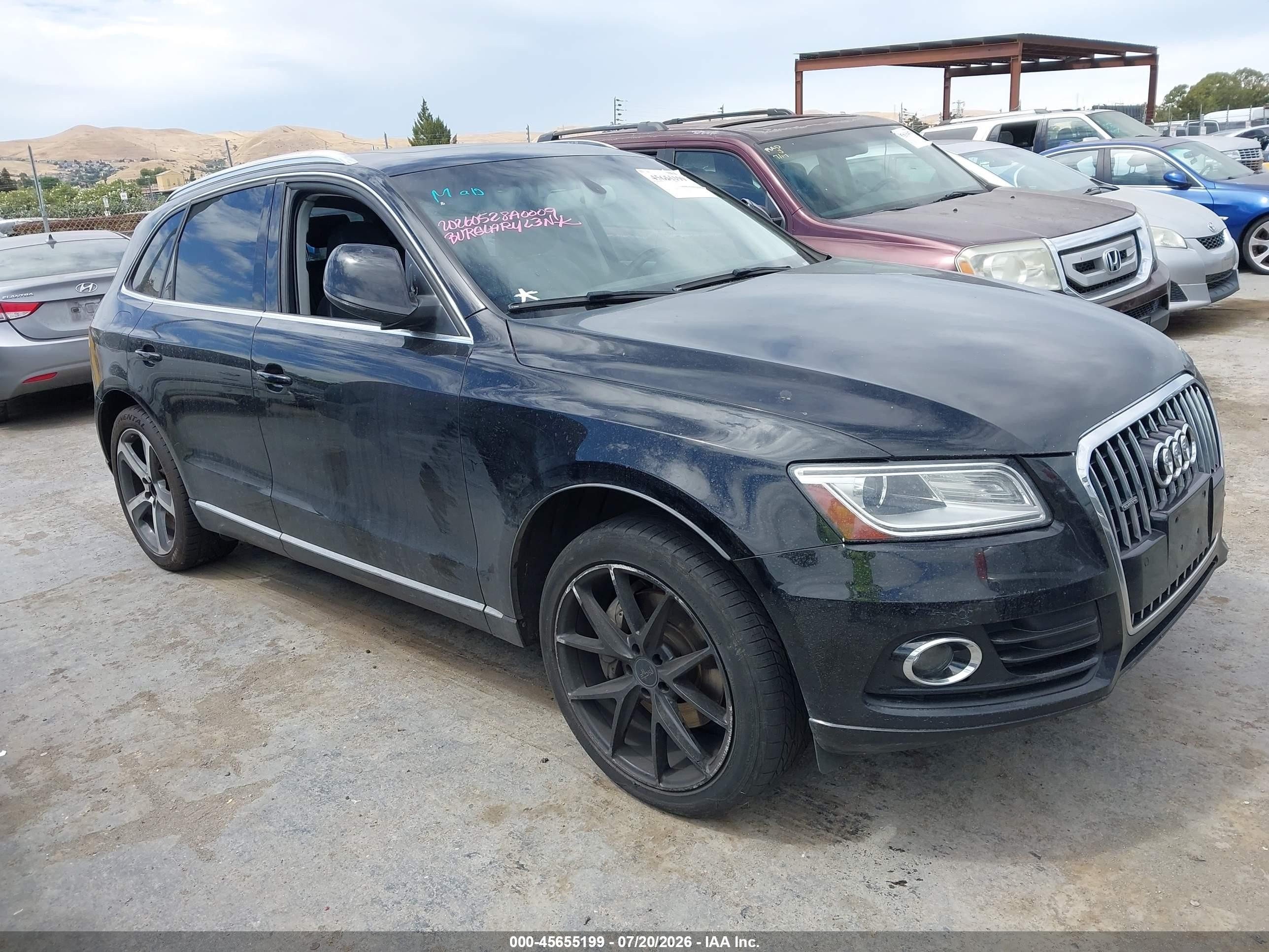 2014 Audi Q5 Premium Plus, VIN WA1CMAFP4EA082306 — Theft recovery