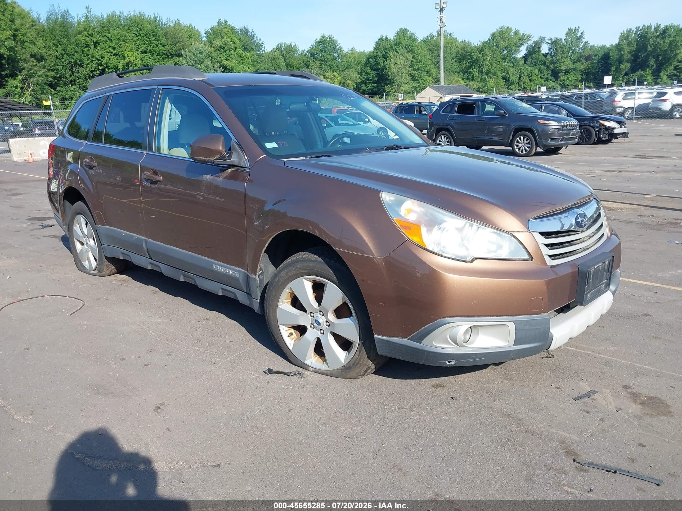 2012 Subaru Outback Limited, VIN 4S4BRBJC1C3298396 — Normal wear