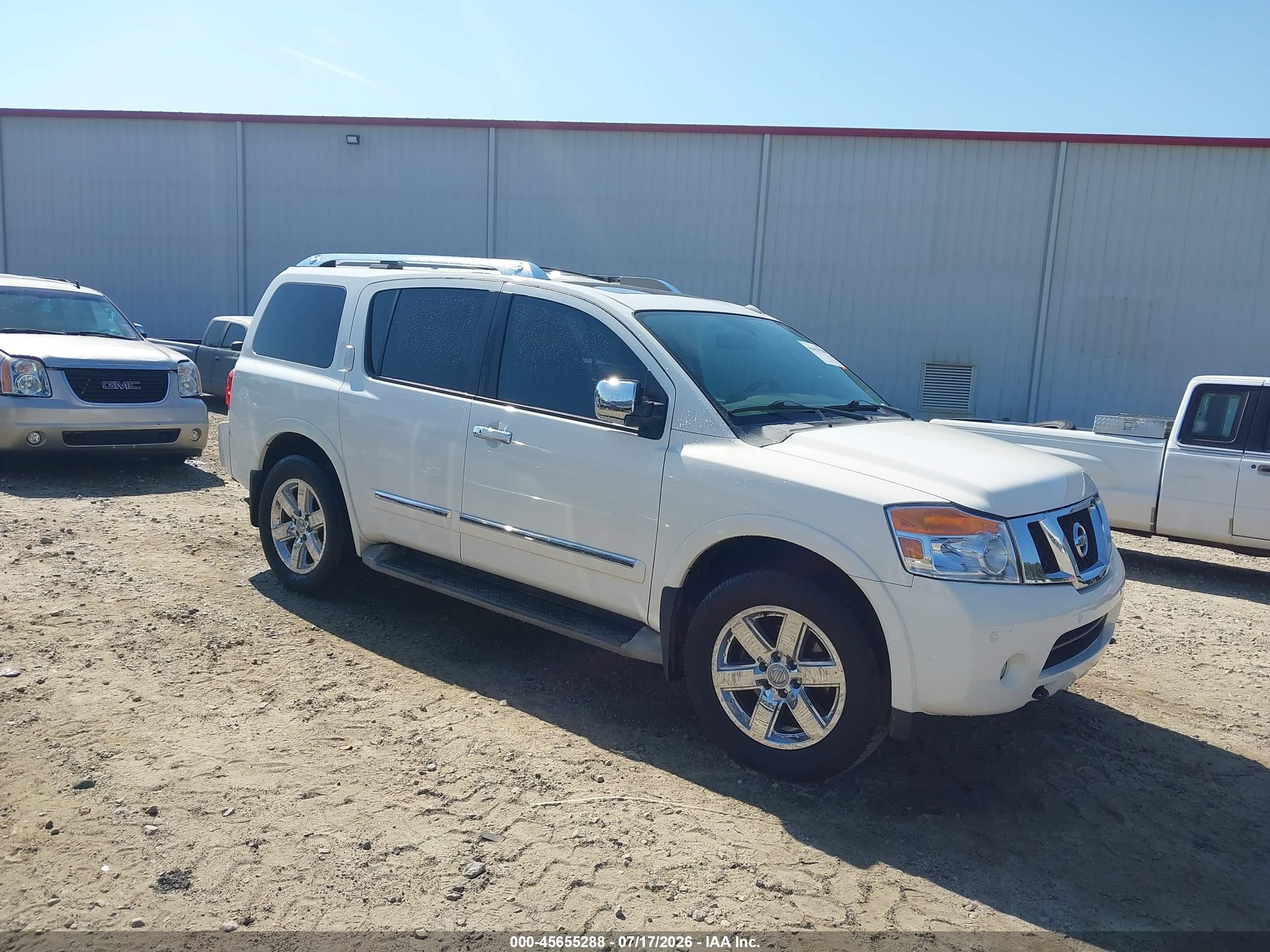 2012 Nissan Armada Platinum, VIN 5N1BA0NE2CN613640 — Normal wear