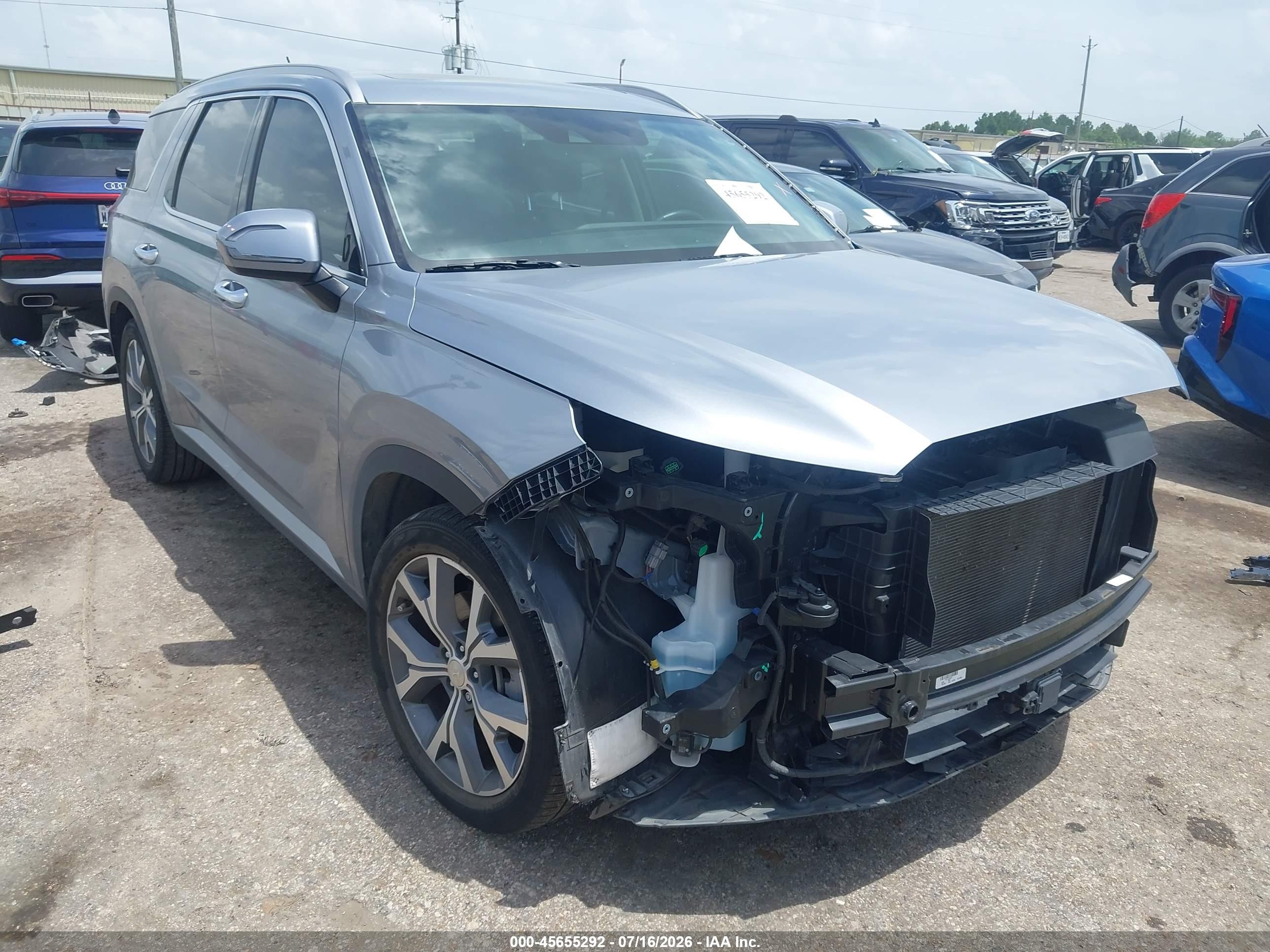 2020 Hyundai Palisade SEL, VIN KM8R44HE6LU145457 — Front end