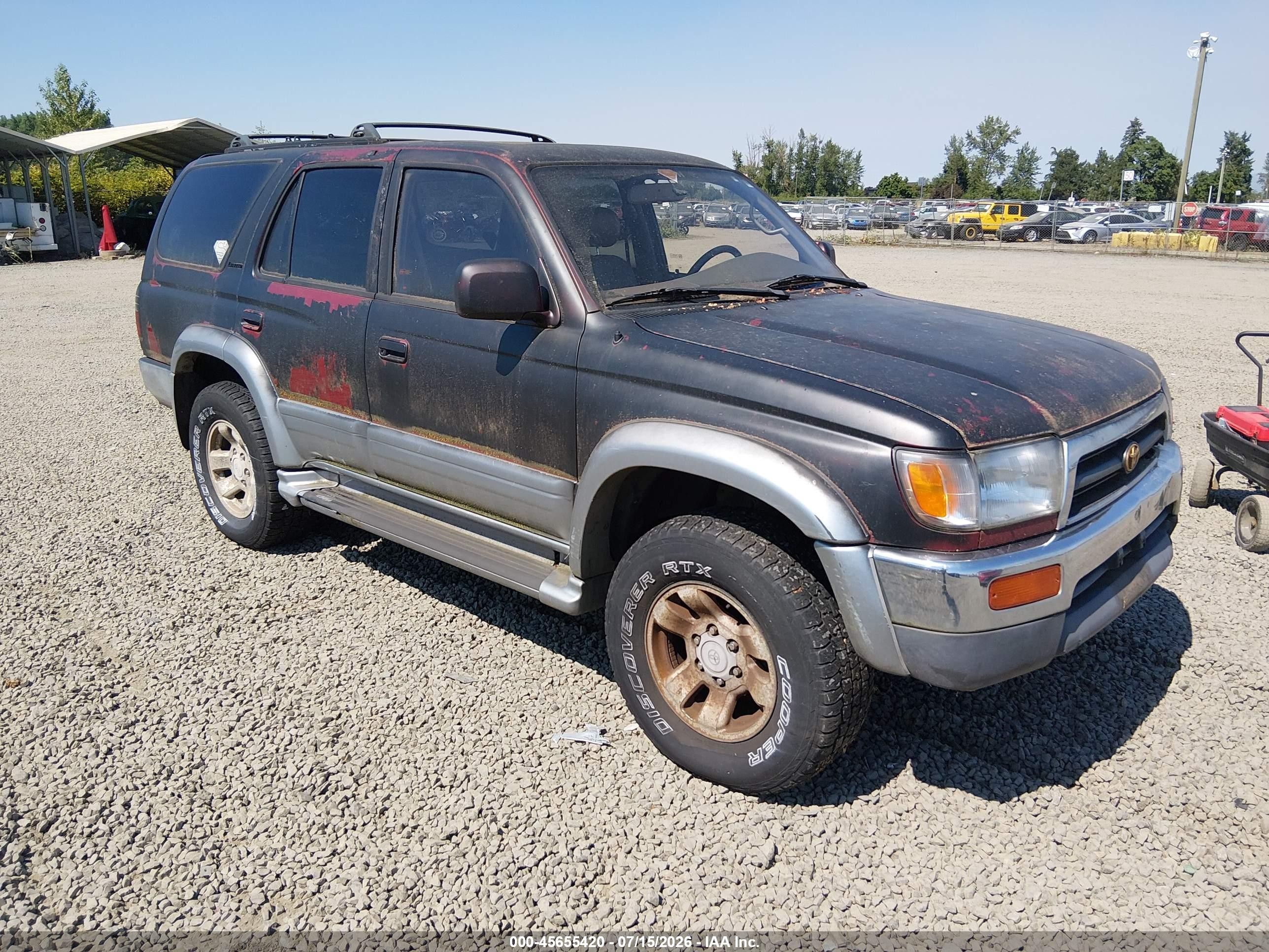 1996 Toyota 4Runner Limited, VIN JT3HN87R1T0015266 — Normal wear