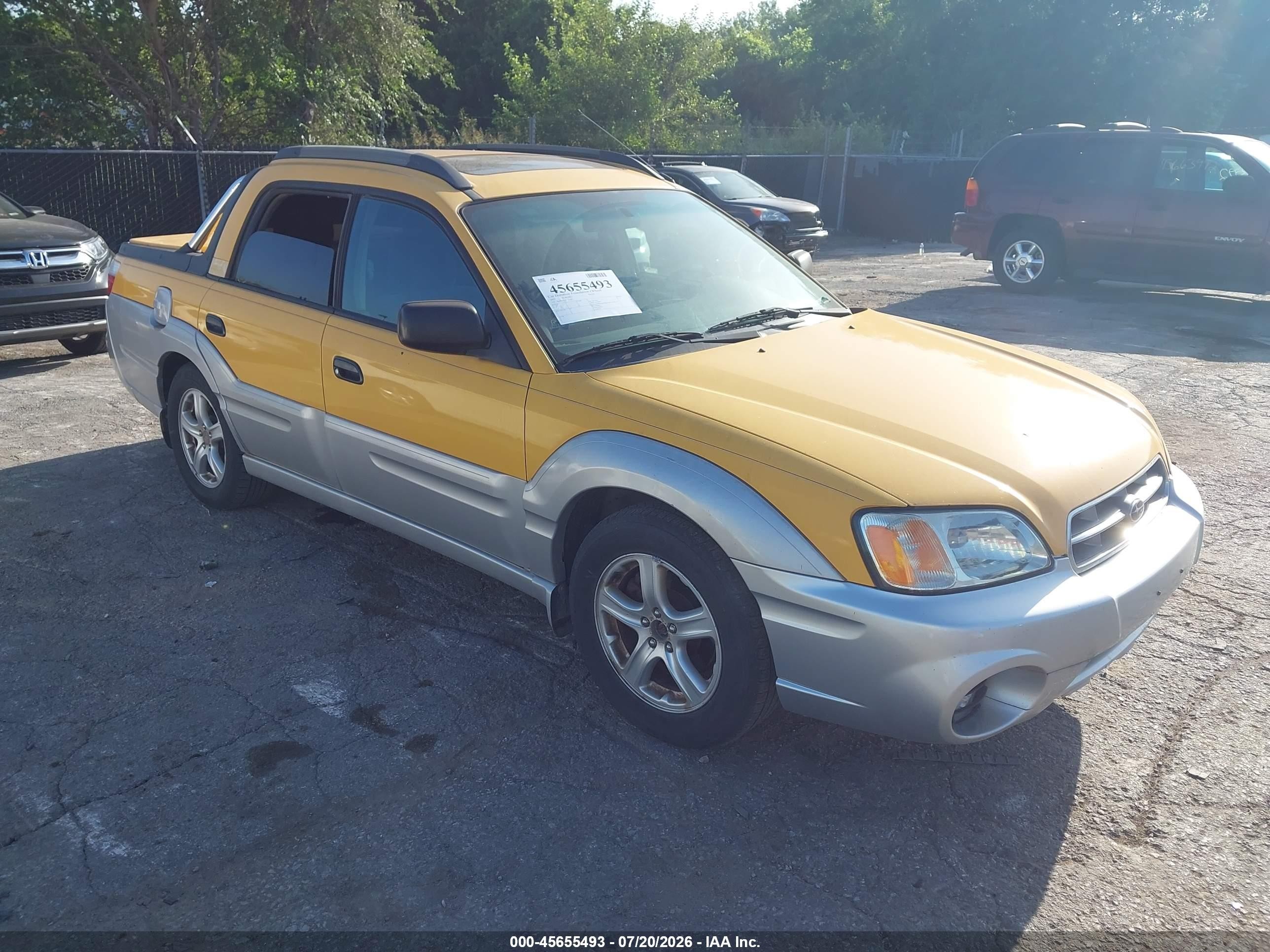 2003 Subaru Baja Special Sports, VIN 4S4BT62C037112962 — Normal wear