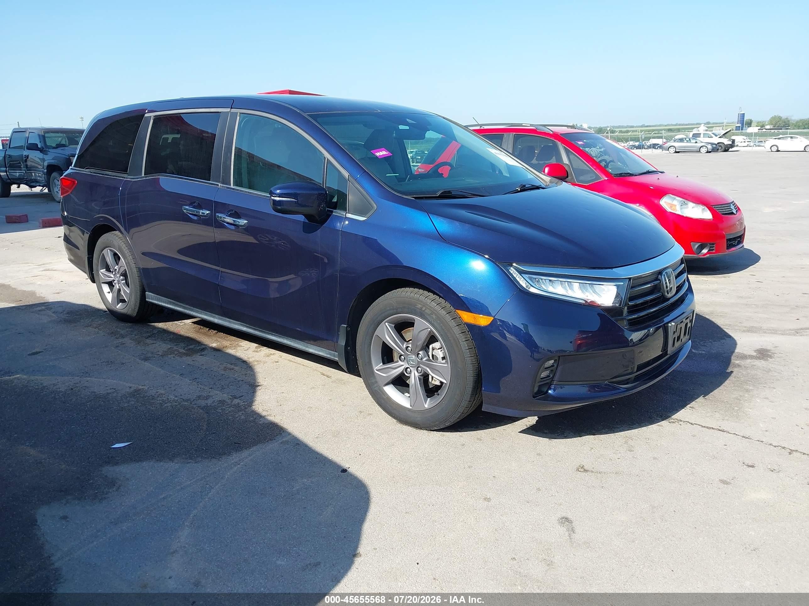 2021 Honda Odyssey EX, VIN 5FNRL6H50MB041611 — Hail