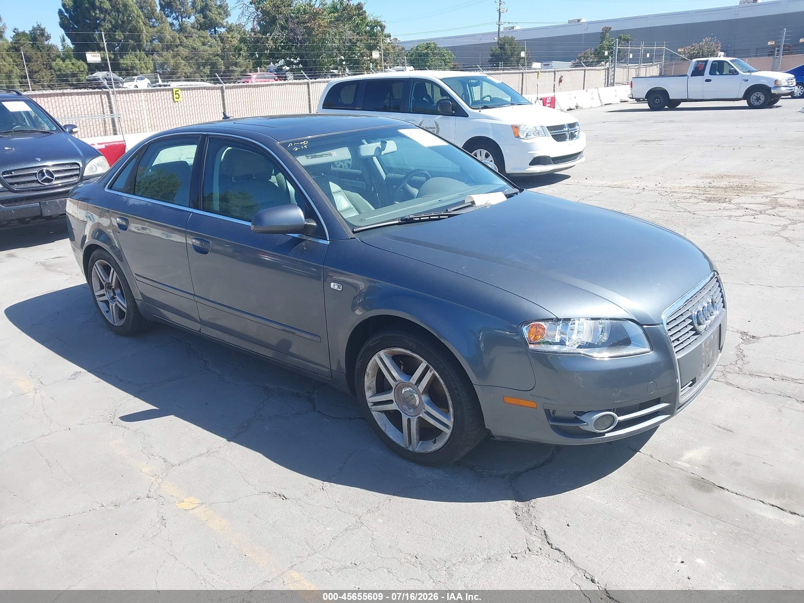 2007 Audi A4 2.0T, VIN WAUDF78EX7A115358 — Normal wear
