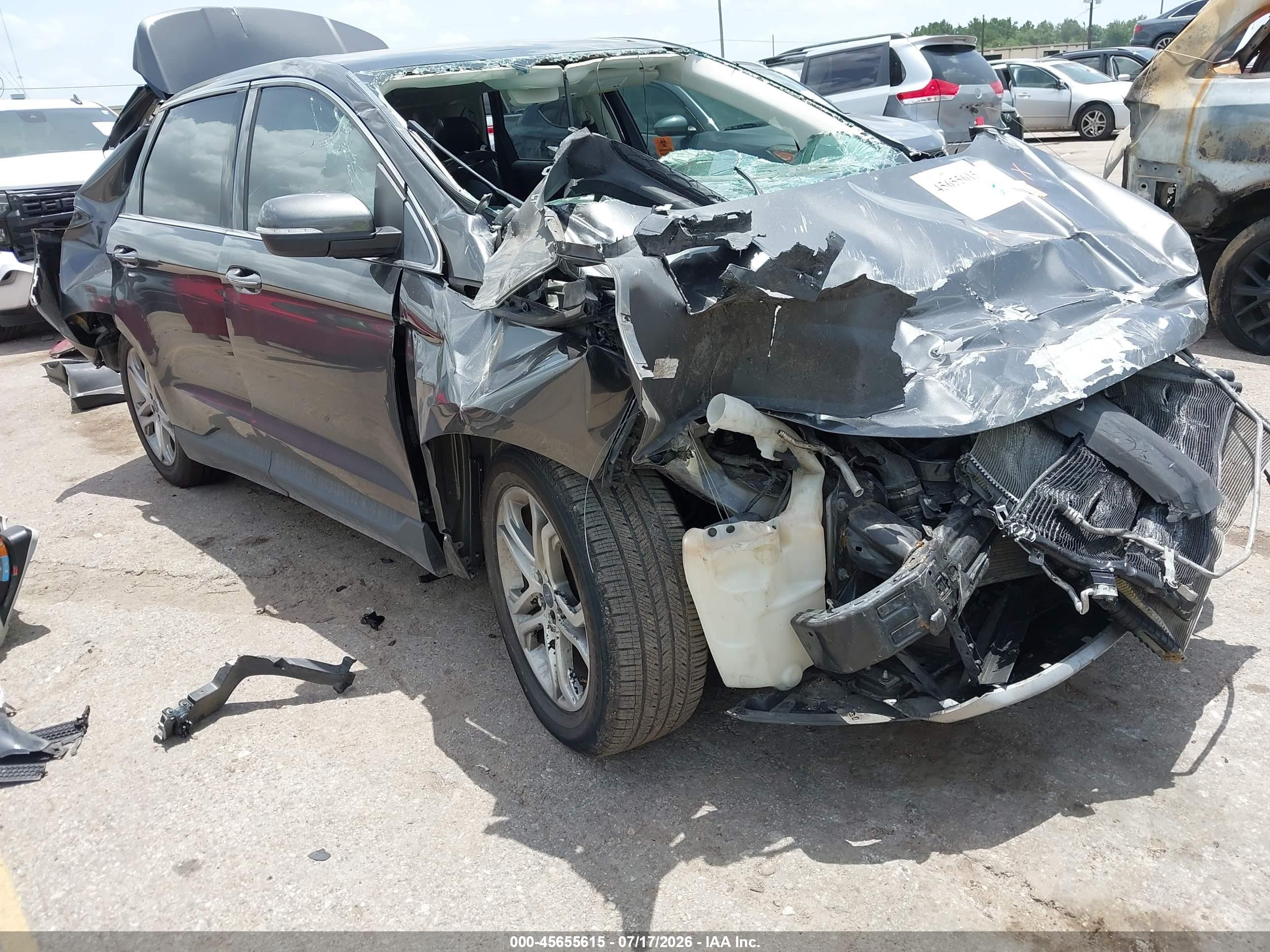 2017 Ford Edge Titanium, VIN 2FMPK3K96HBB75560 — All over