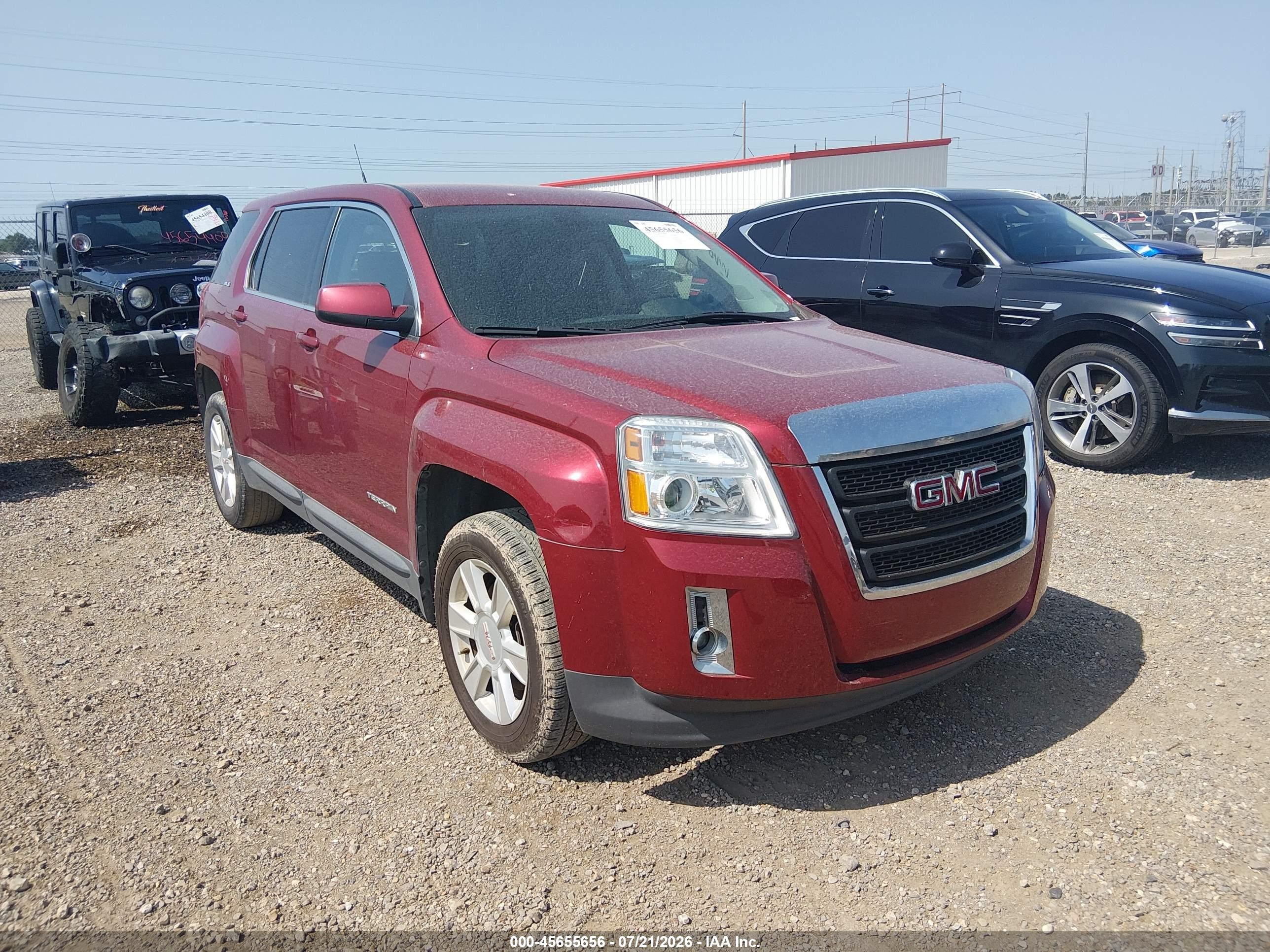 2011 GMC Terrain SLE-1, VIN 2CTALMECXB6334668 — Rear end