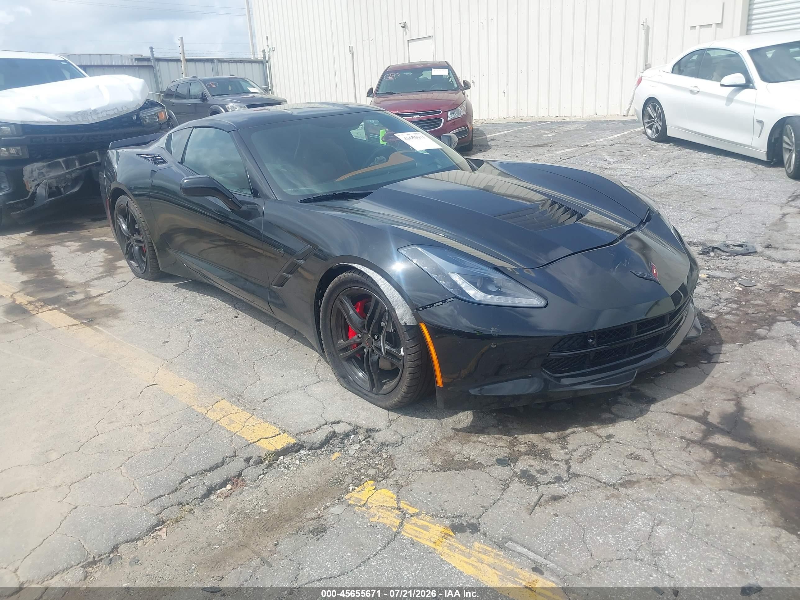 2016 Chevrolet Corvette 3LT, VIN 1G1YF2D77G5119528 — Перед