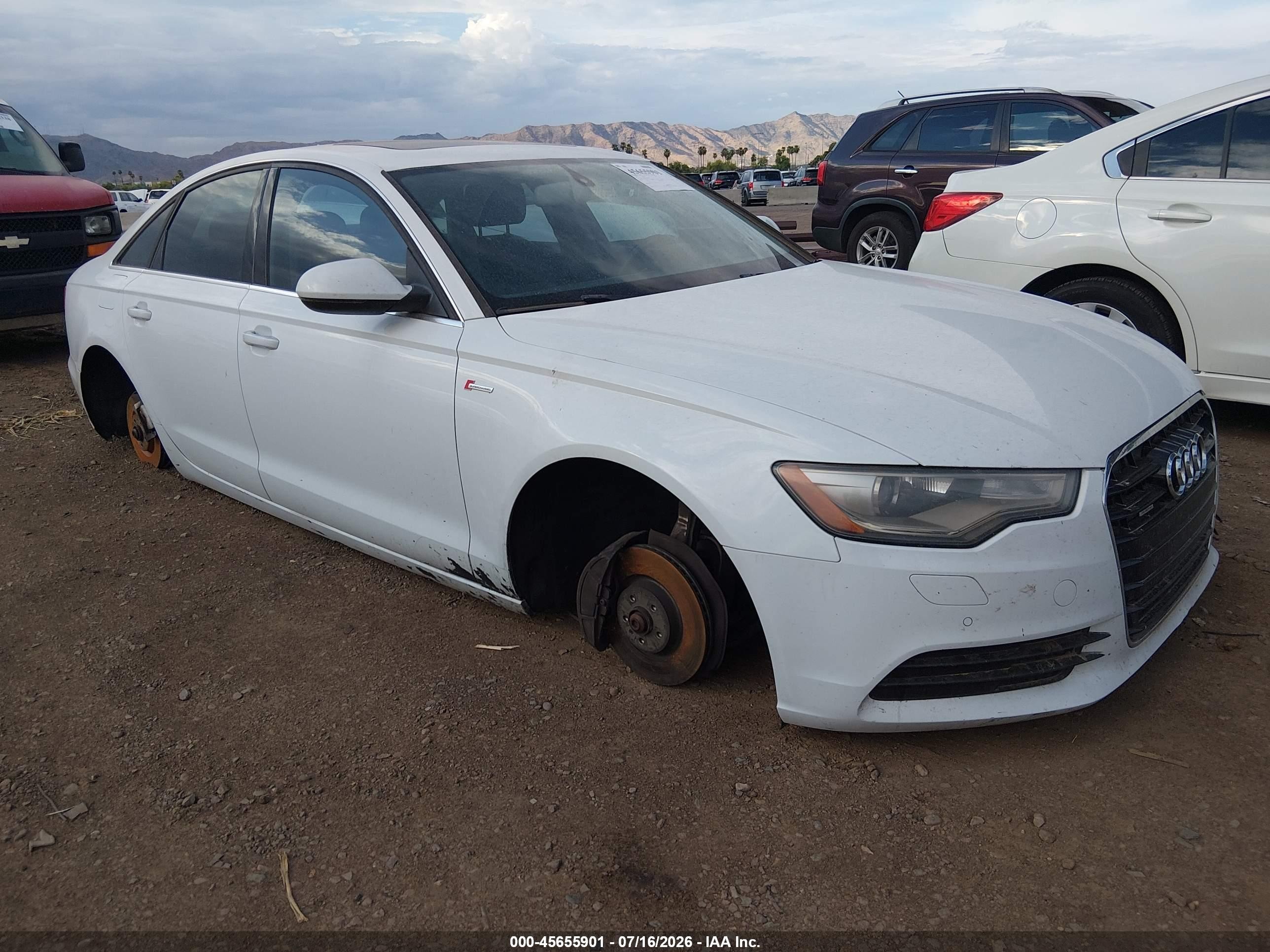 2014 Audi A6 Premium Plus, VIN WAUFGAFC9EN109920 — Normal wear
