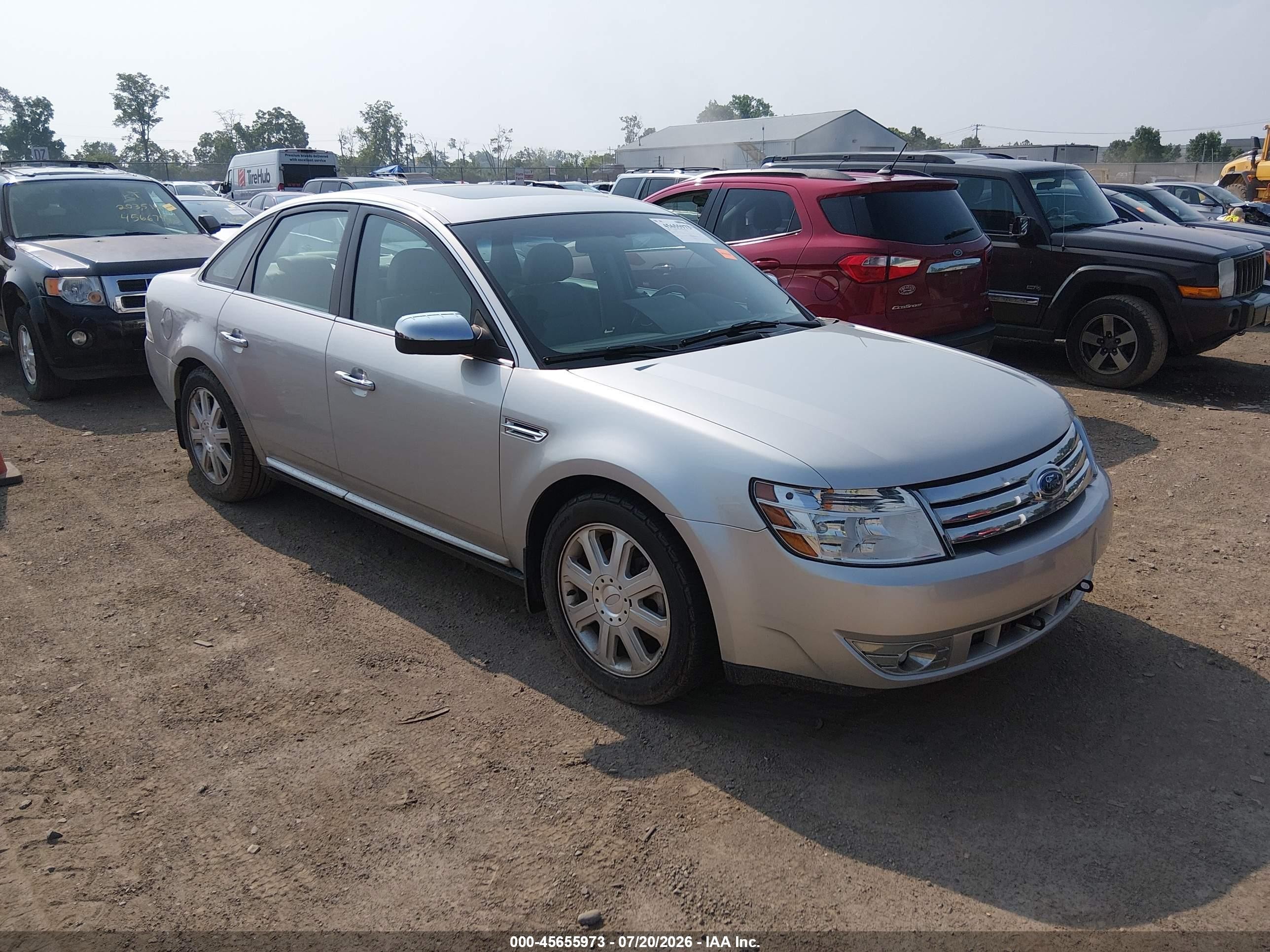 2008 Ford Taurus Limited, VIN 1FAHP25W68G145589 — Обычный износ