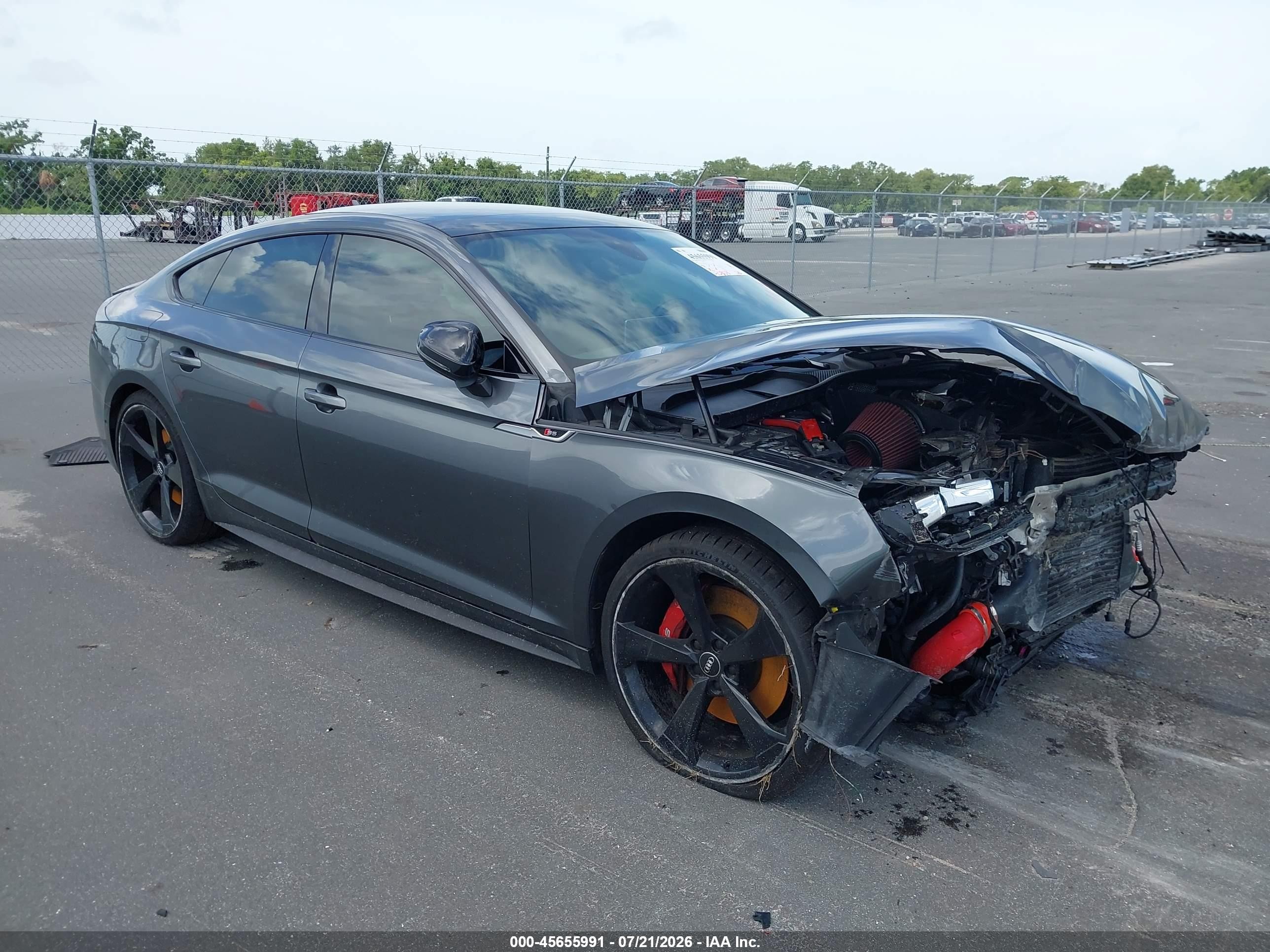 2019 Audi S5 Sportback Premium Plus, VIN WAUC4DF50KA028113 — Front end