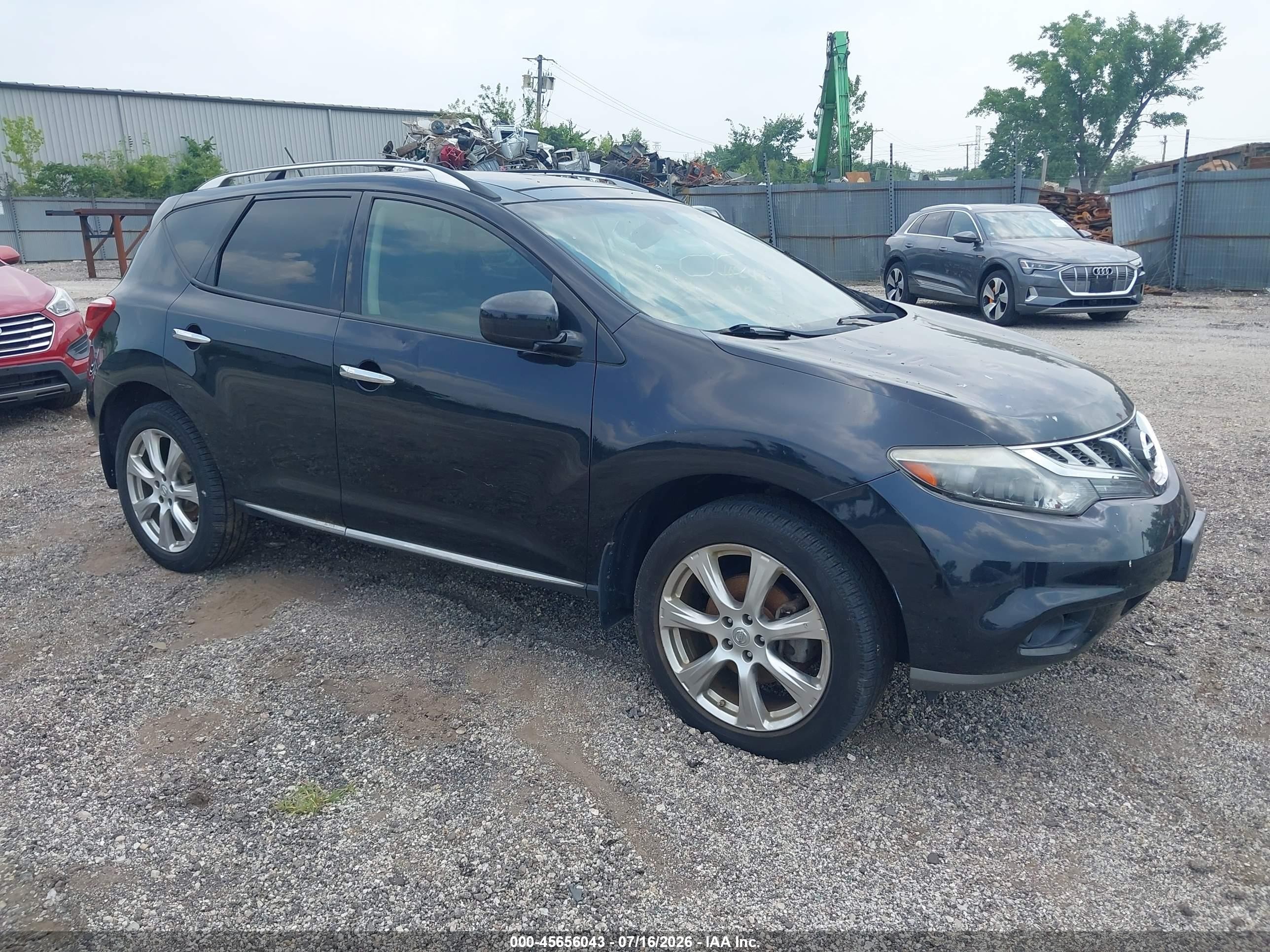 2012 Nissan Murano SL, VIN JN8AZ1MW8CW213296 — Normal wear