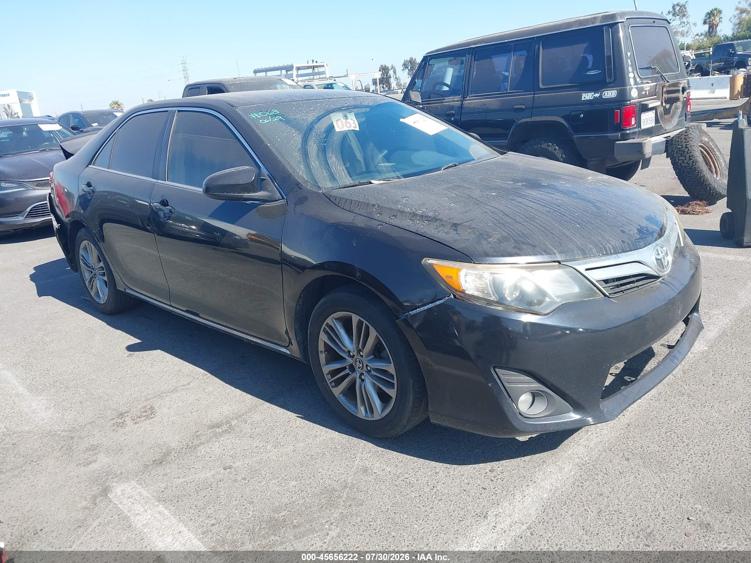 2012 Toyota Camry SE, VIN 4T1BF1FK9CU102069 — Rear end