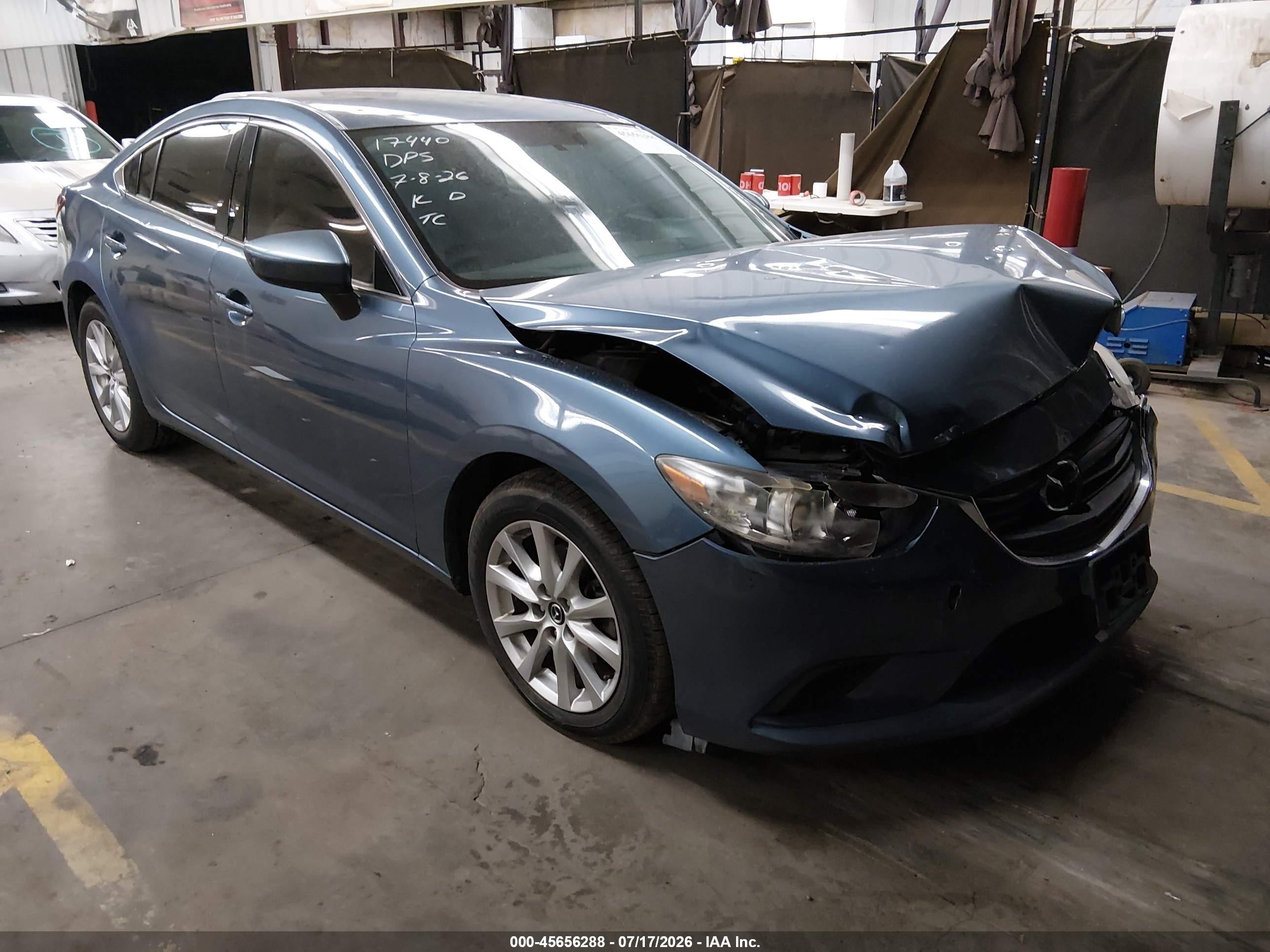 2016 Mazda 6 i Sport, VIN JM1GJ1U59G1415488 — Перед