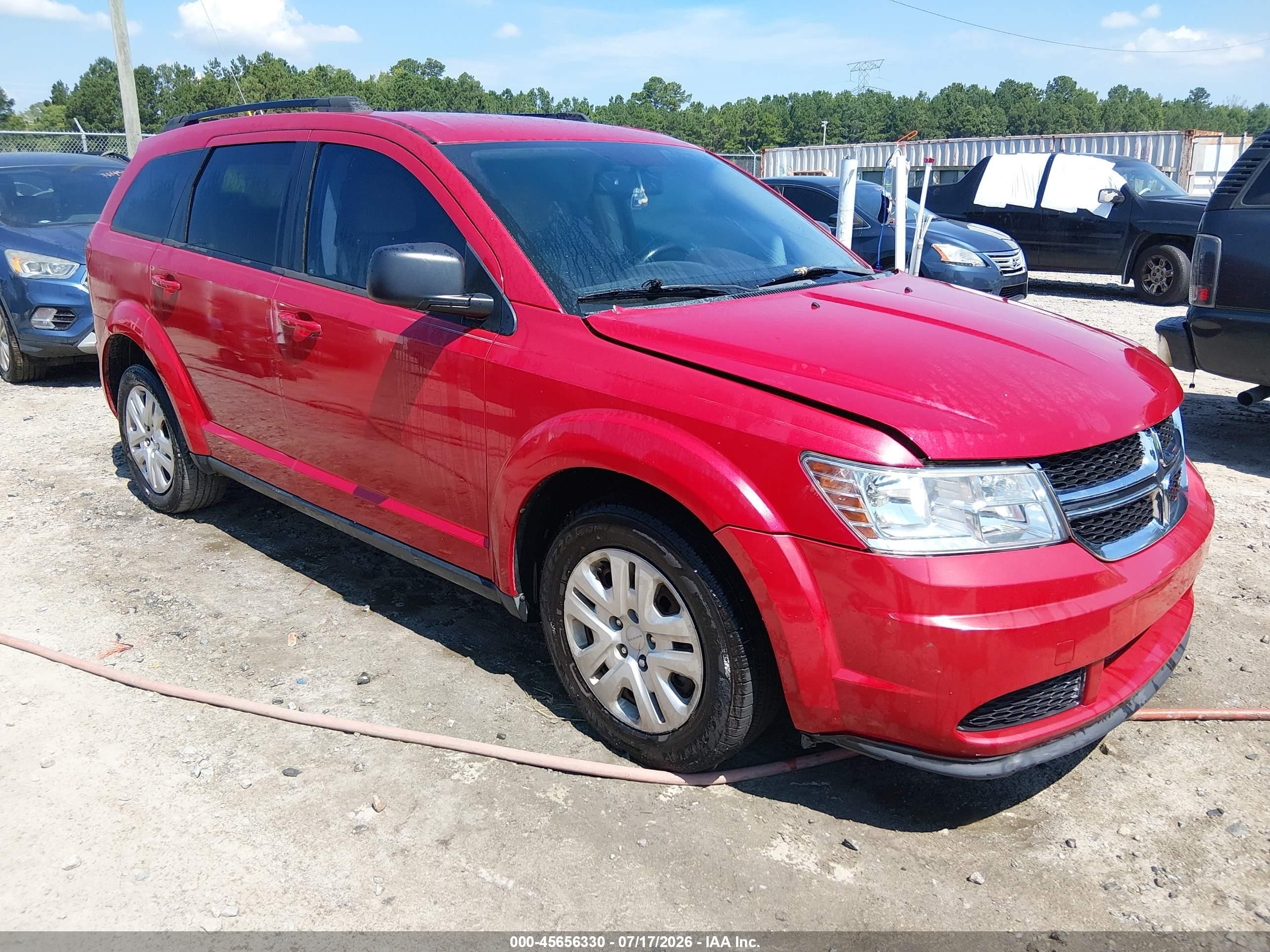 2016 Dodge Journey SE, VIN 3C4PDCAB4GT245370 — Normal wear