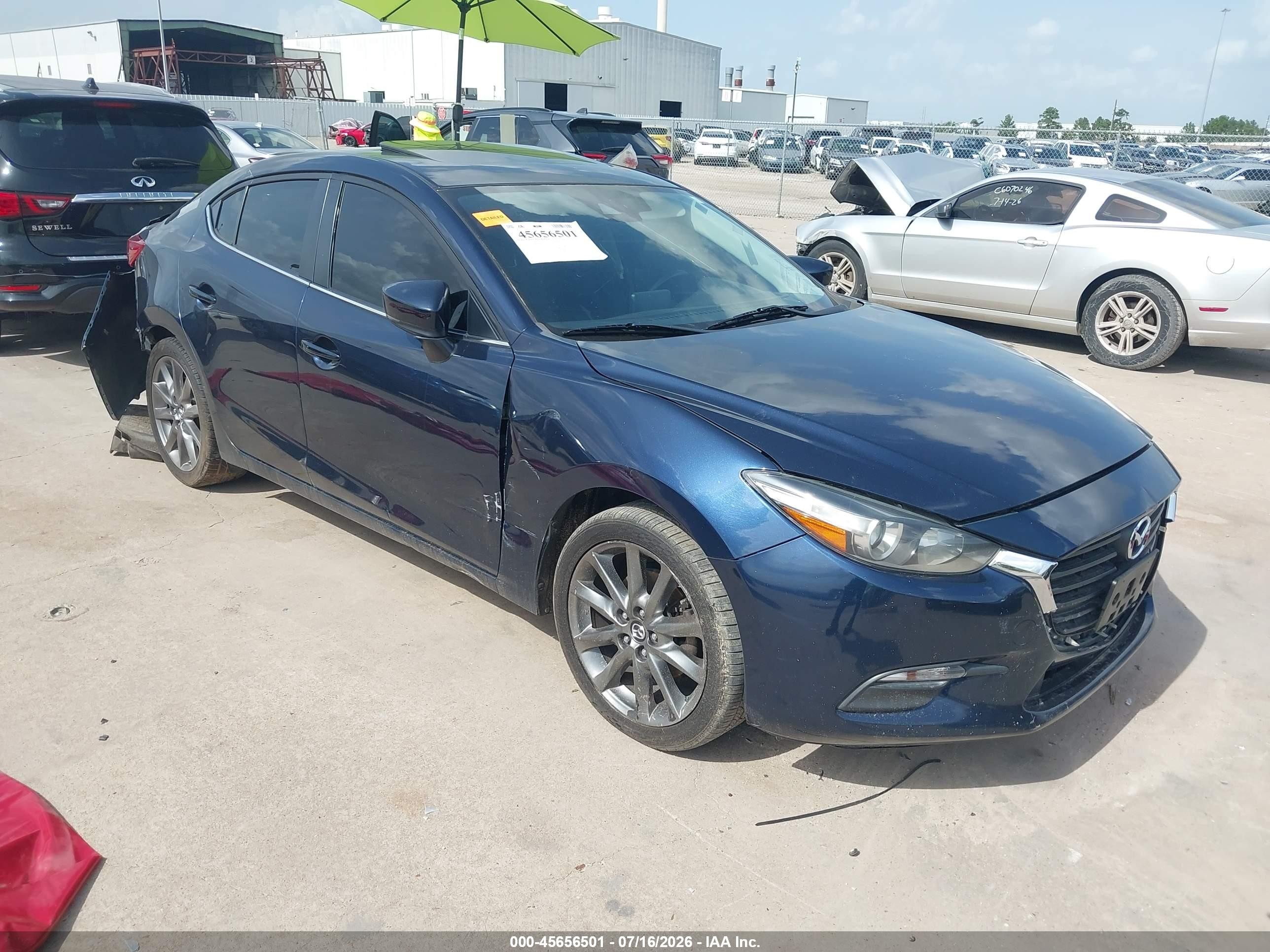 2018 Mazda 3 Touring, VIN 3MZBN1V38JM274870 — Rear end