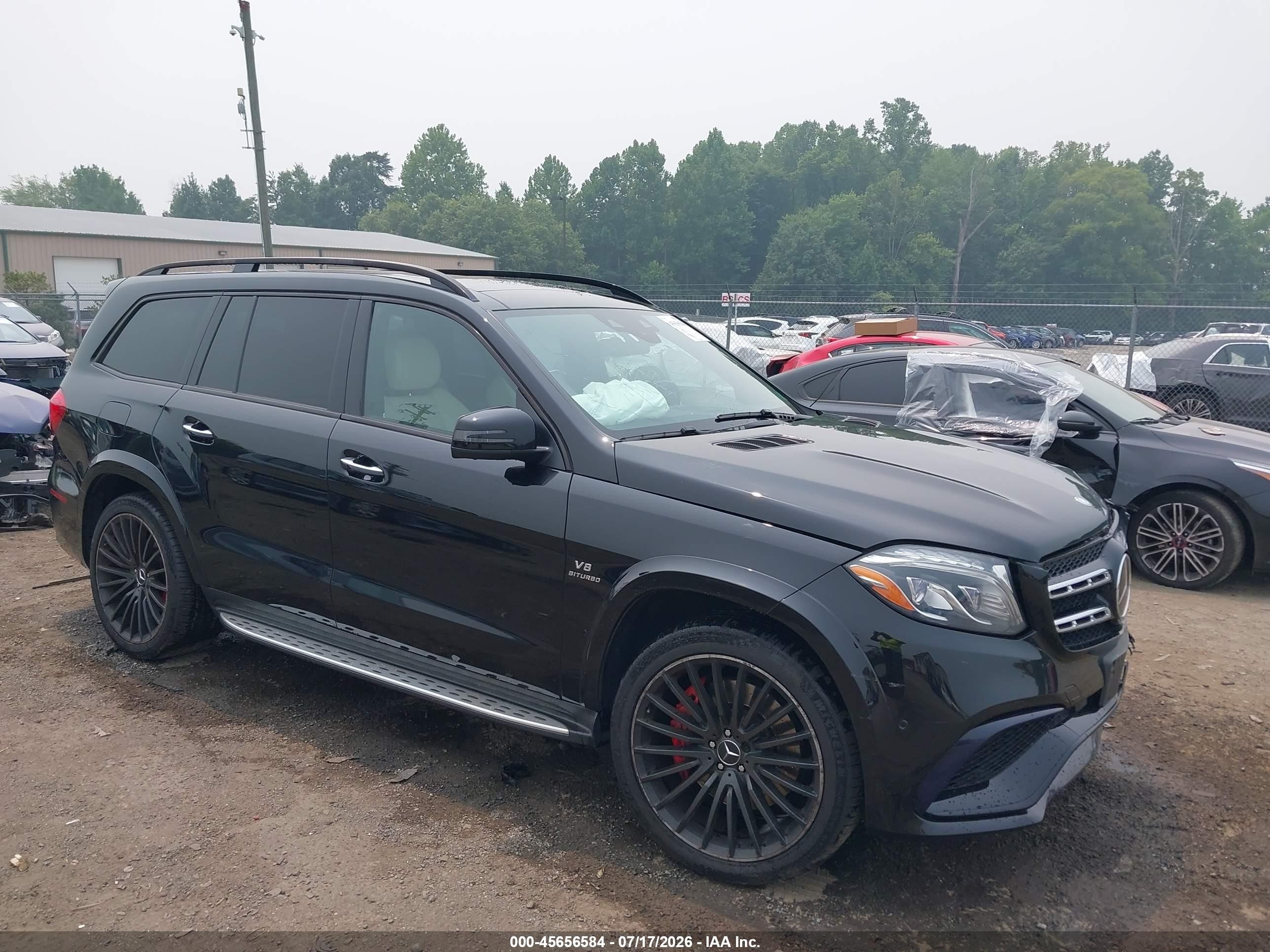 2017 Mercedes-Benz GLS 63 AMG, VIN 4JGDF7FEXHA787276 — Перед