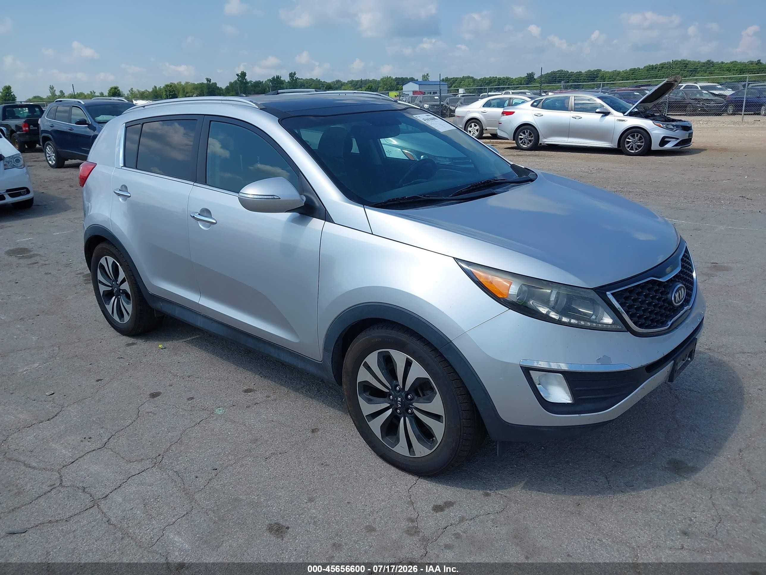 2012 Kia Sportage SX, VIN KNDPC3A68C7172542 — Normal wear