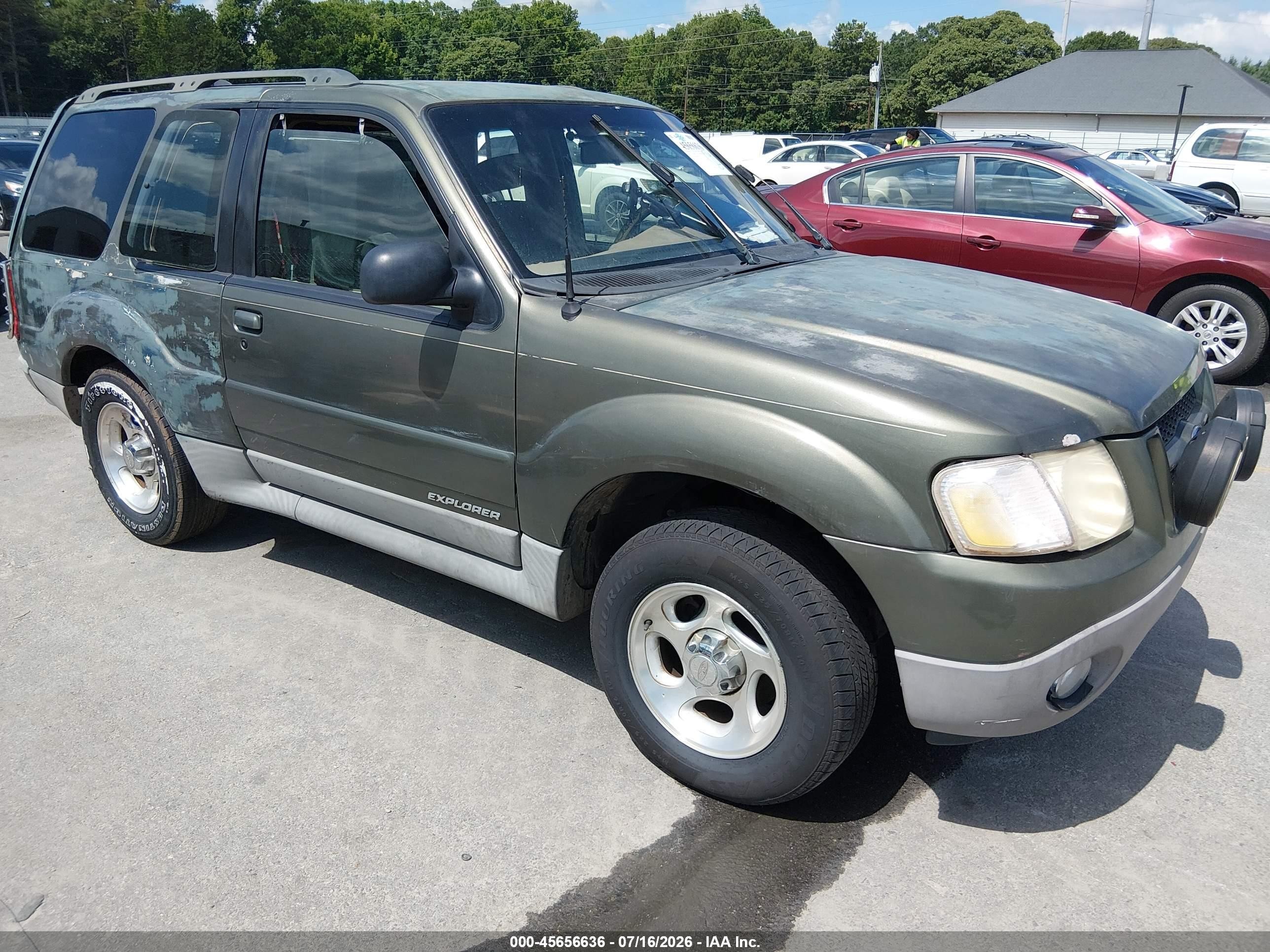 2002 Ford Explorer Sport Value, VIN 1FMYU70E52UB96097 — Обычный износ