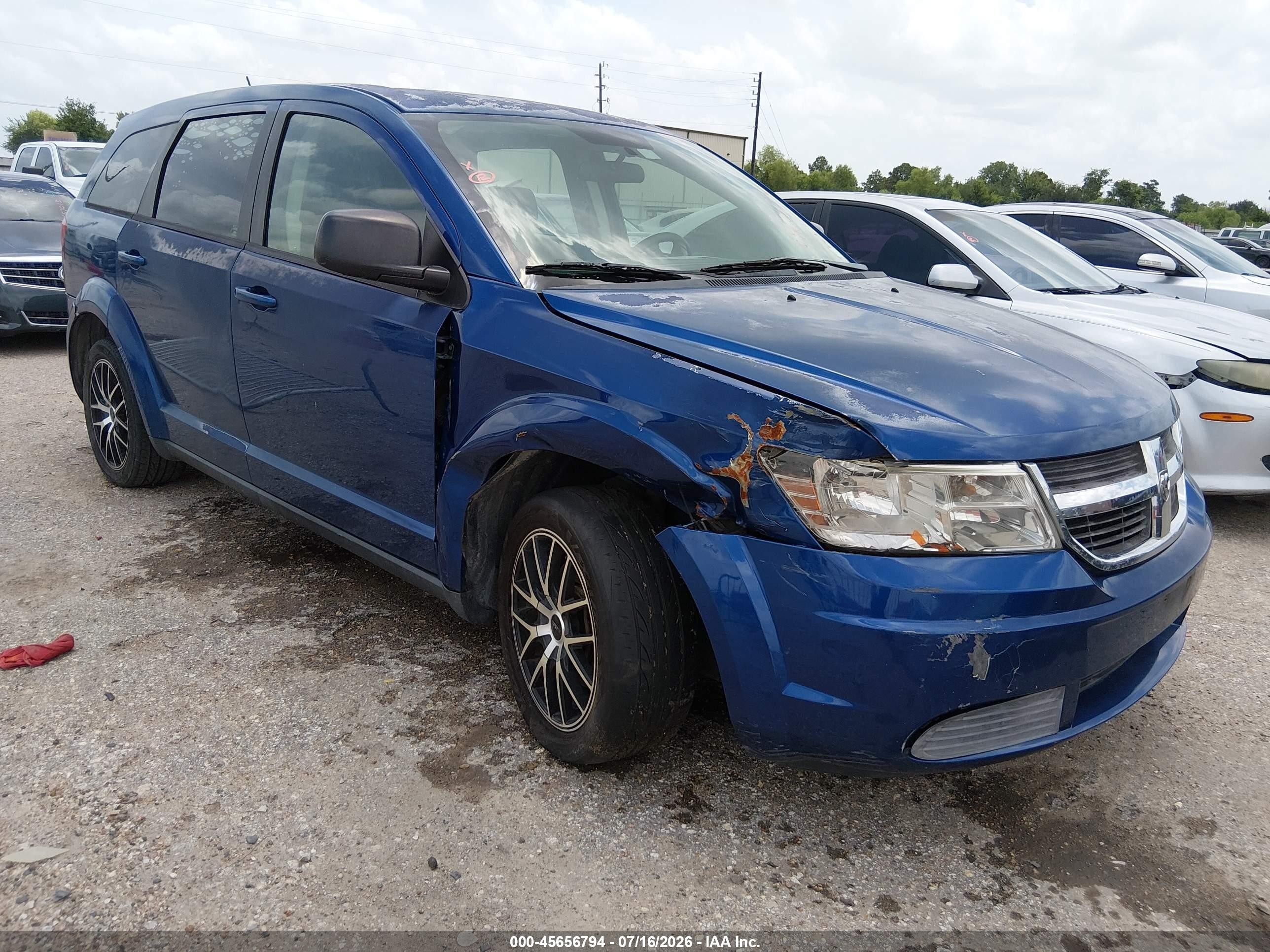 2009 Dodge Journey SE, VIN 3D4GG47BX9T545666 — Обычный износ