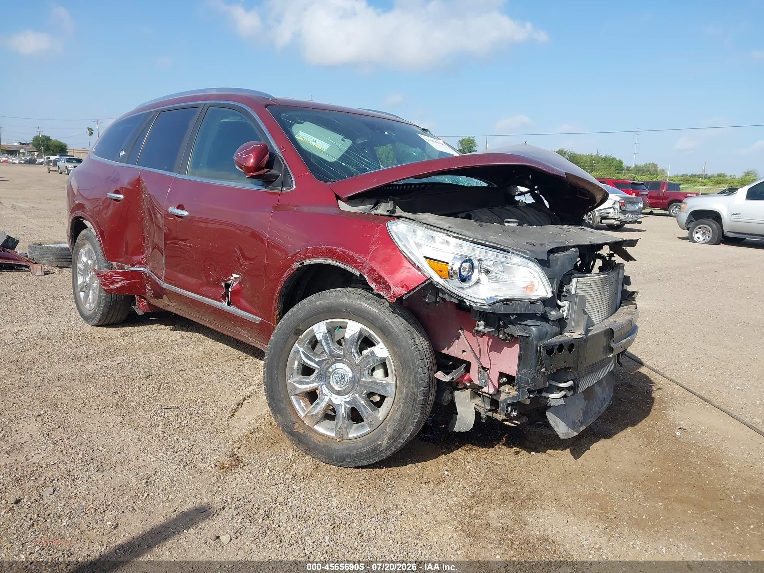 2017 Buick Enclave Leather, VIN 5GAKRBKD1HJ263924 — Front end