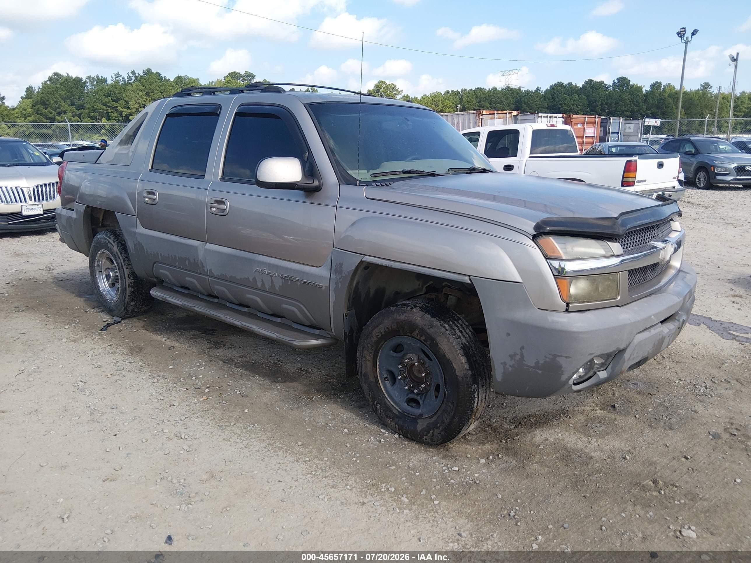 2002 Chevrolet Avalanche, VIN 3GNGC23G72G168265 — Normal wear