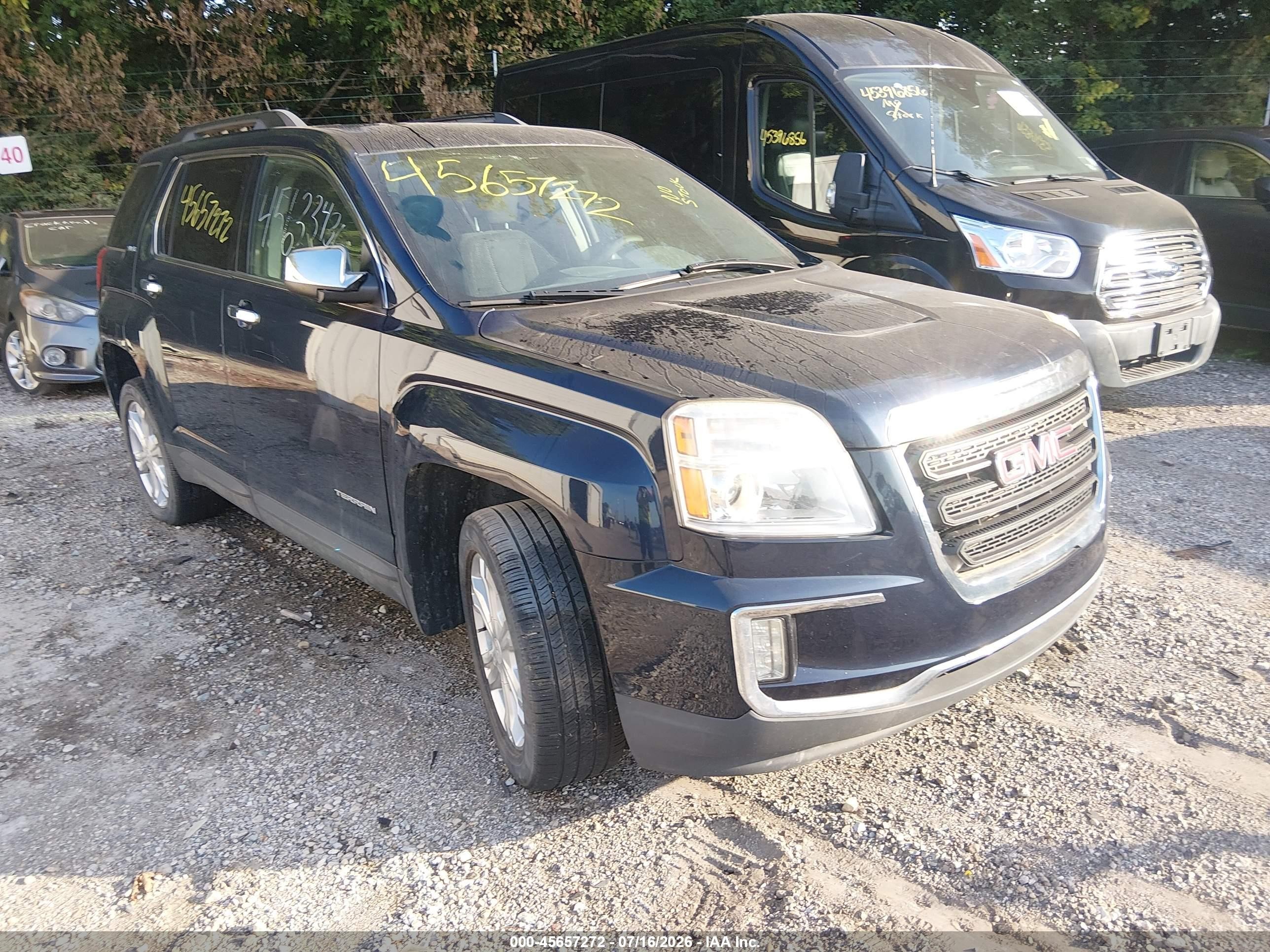 2016 GMC Terrain SLE, VIN 2GKALNEK2G6229093 — Перед