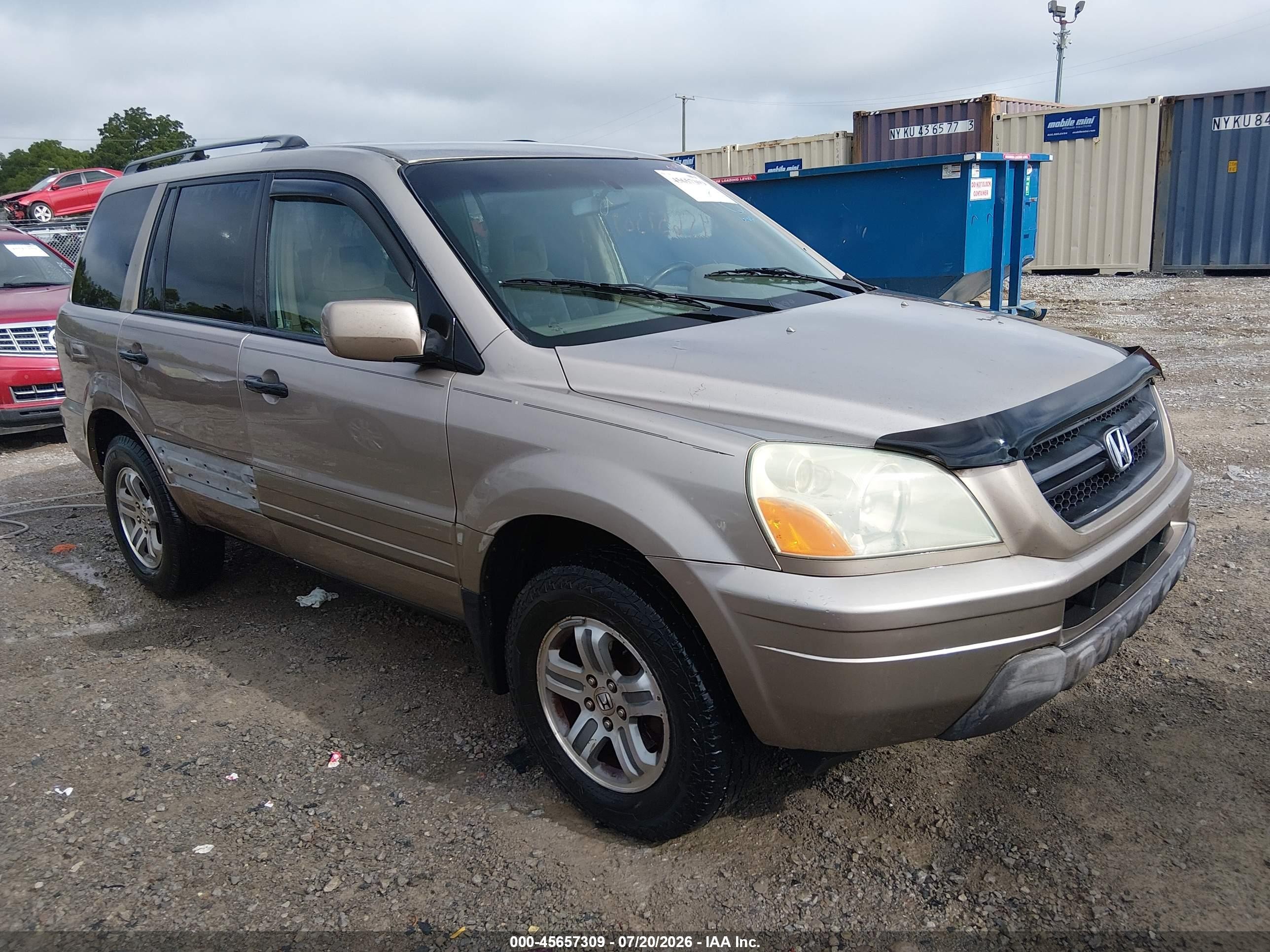 2004 Honda Pilot EX, VIN 2HKYF18444H603296 — Normal wear