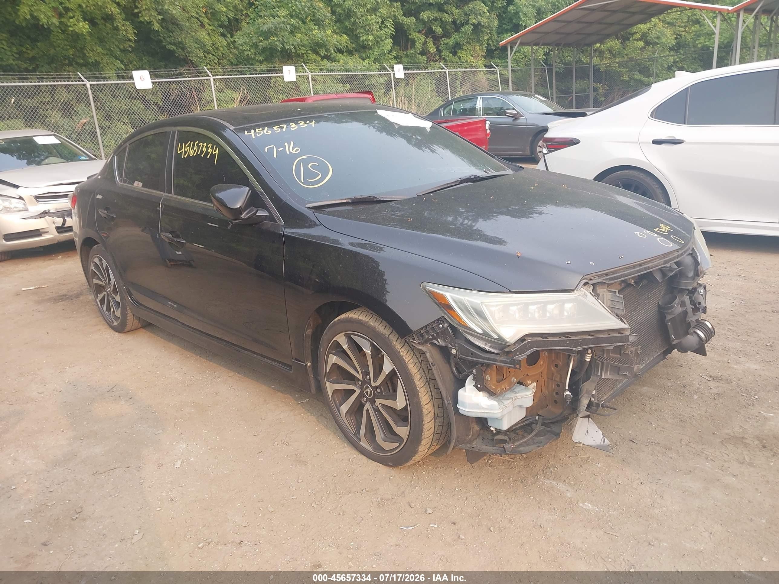 2016 Acura ILX Premium, VIN 19UDE2F87GA000837 — Front end