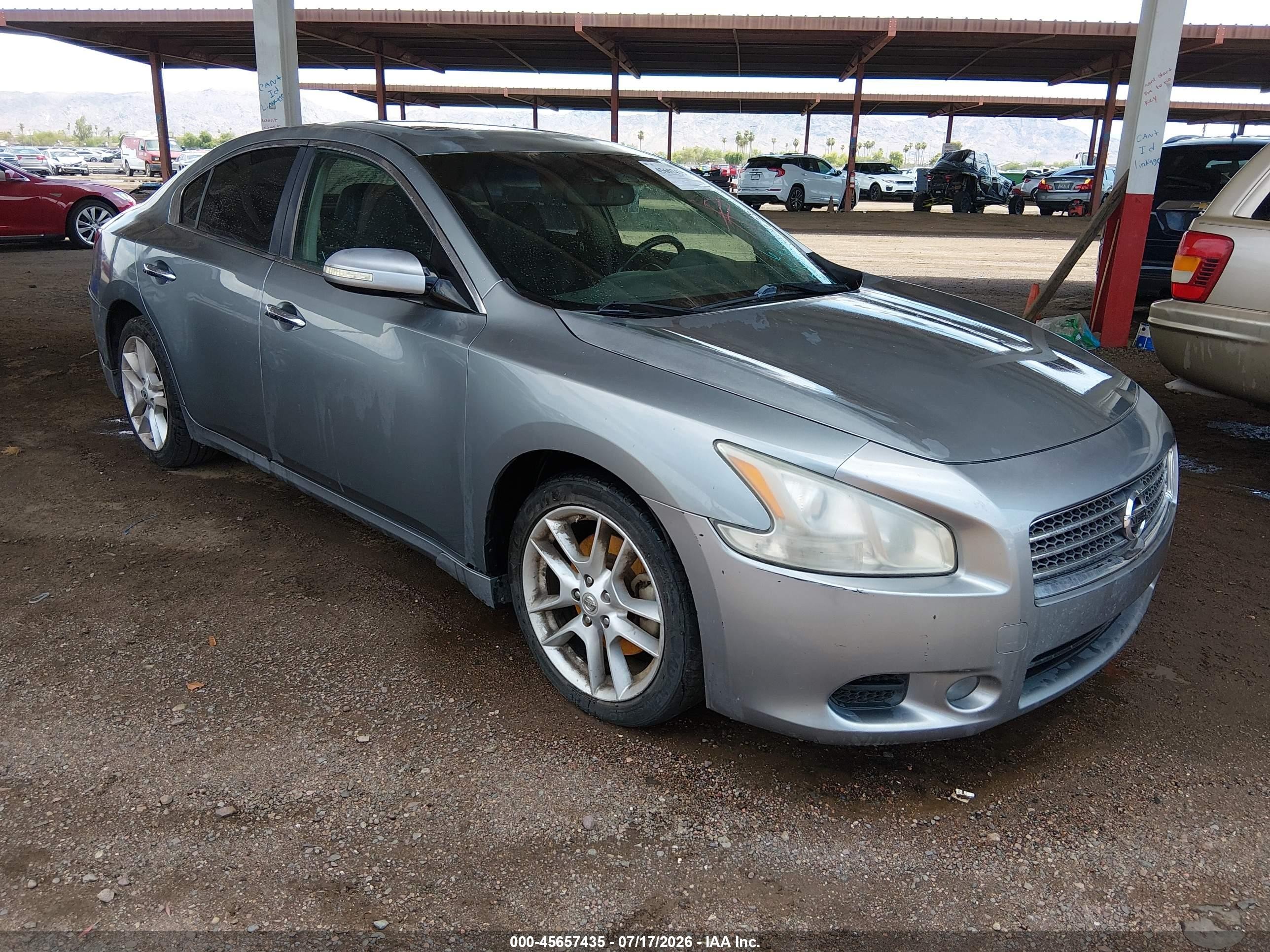2009 Nissan Maxima SV, VIN 1N4AA51E89C802693 — Обычный износ