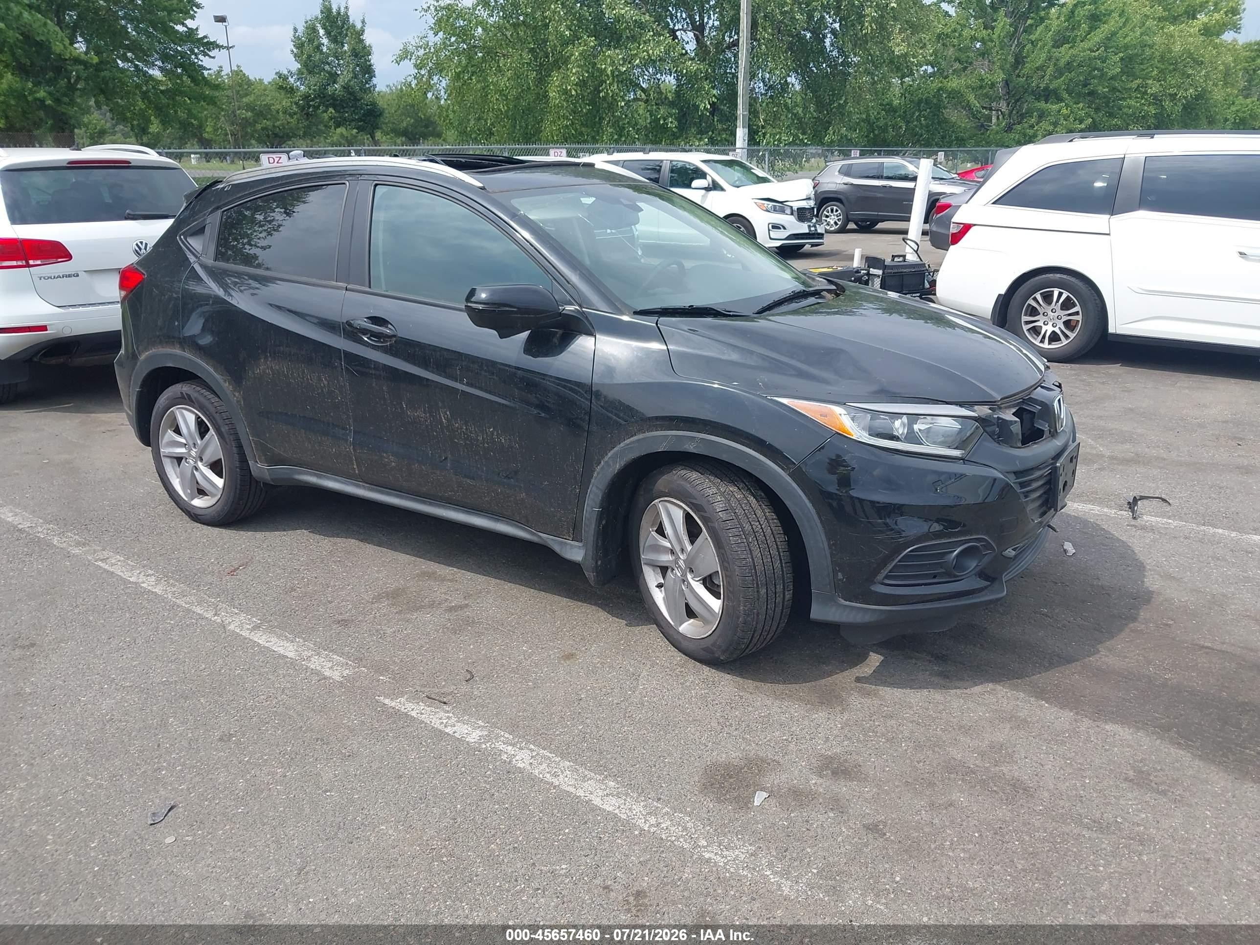 2019 Honda HR-V EX-L, VIN 3CZRU6H77KM724519 — Крыша