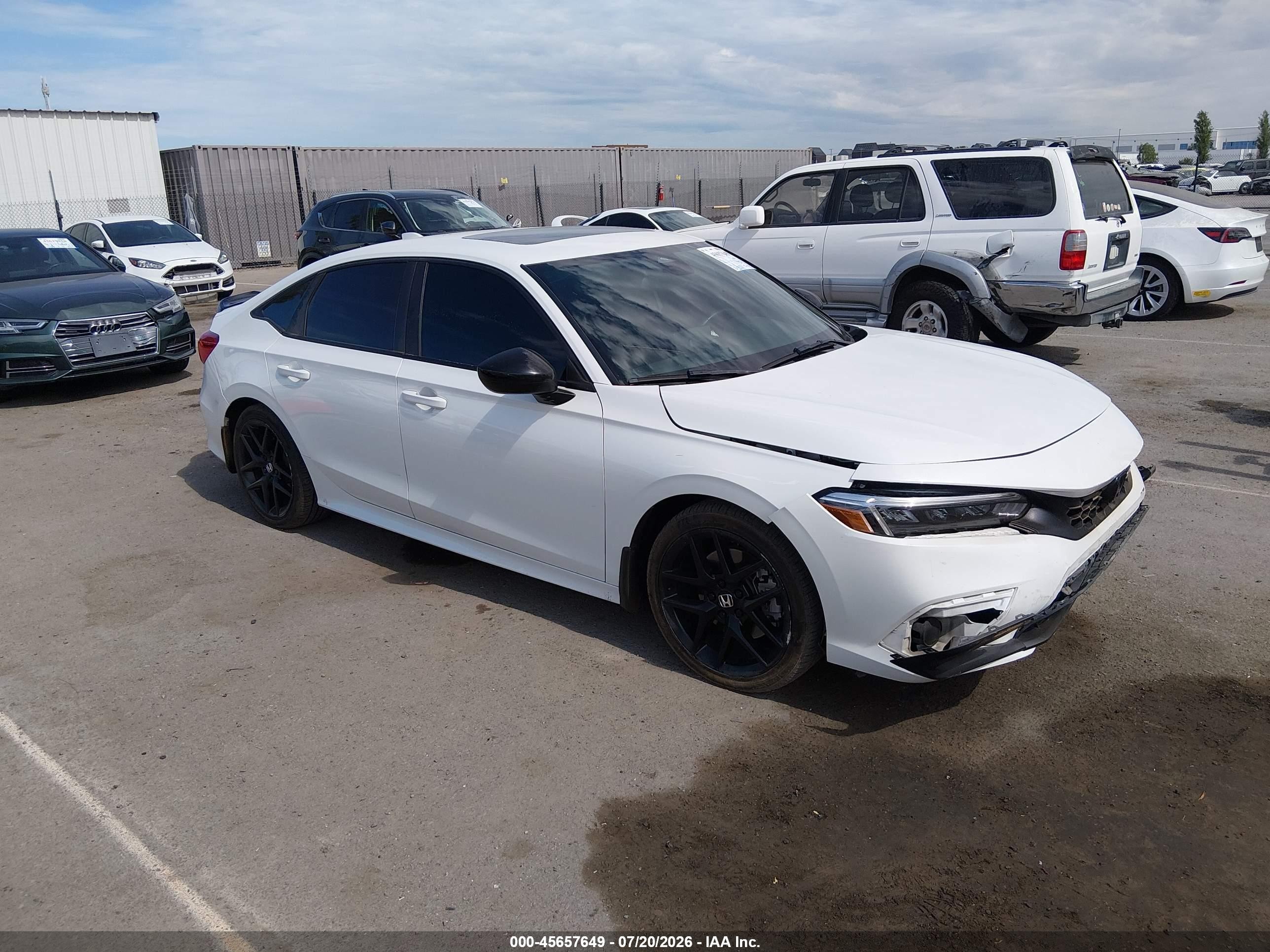 2023 Honda Civic Si, VIN 2HGFE1E57PH471477 — Front end