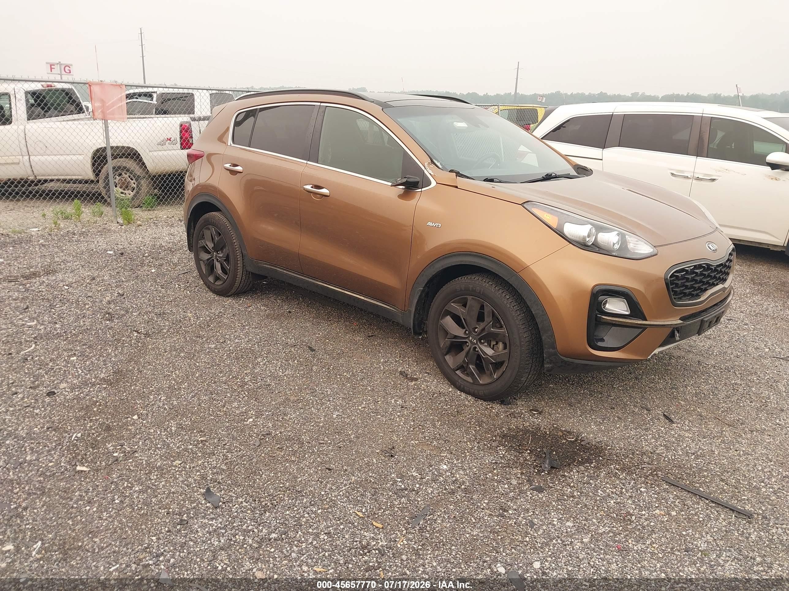 2020 Kia Sportage S, VIN KNDP6CAC2L7709743 — Not stated
