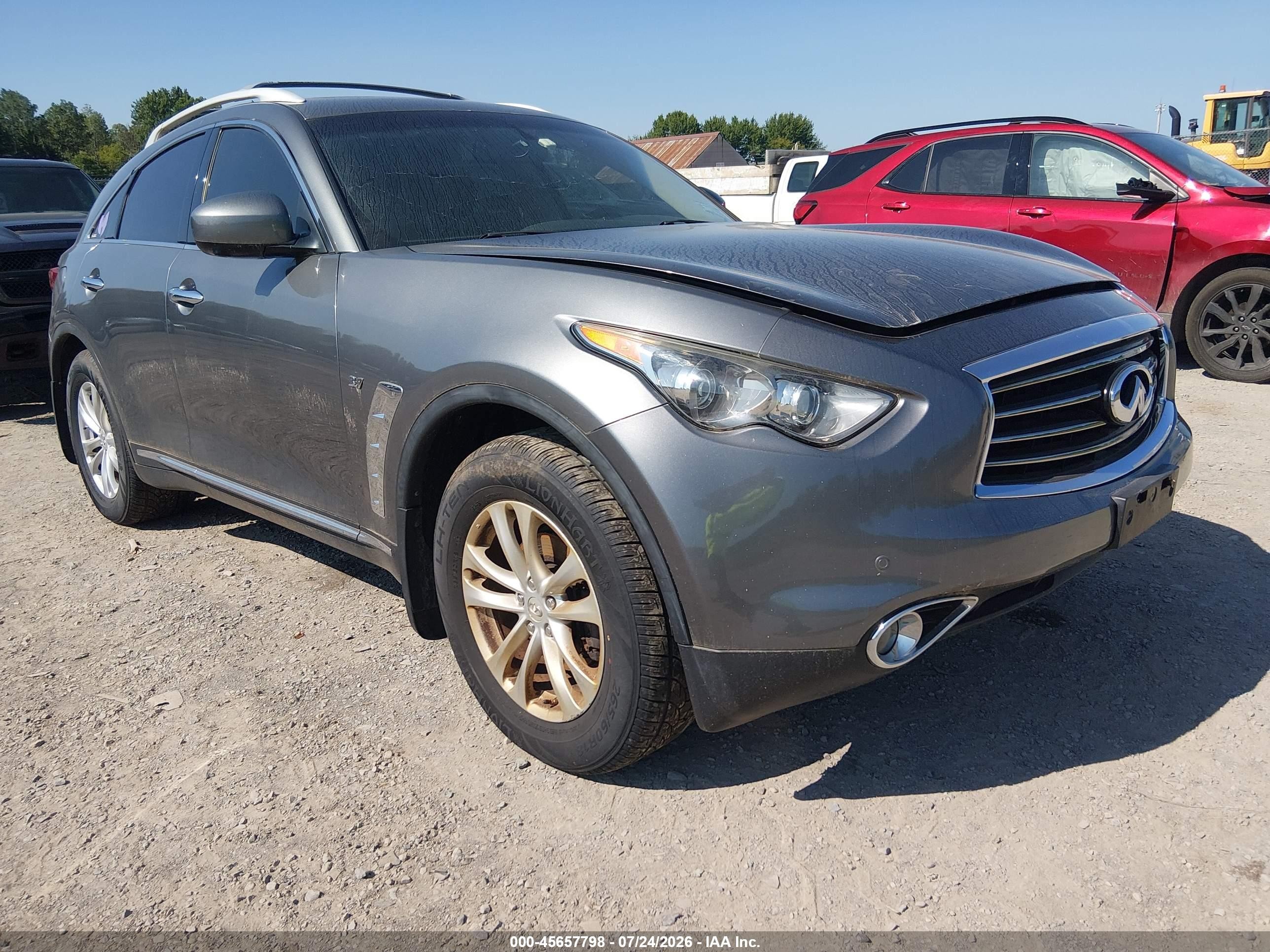 2014 Infiniti QX70, VIN JN8CS1MW3EM410419 — Normal wear