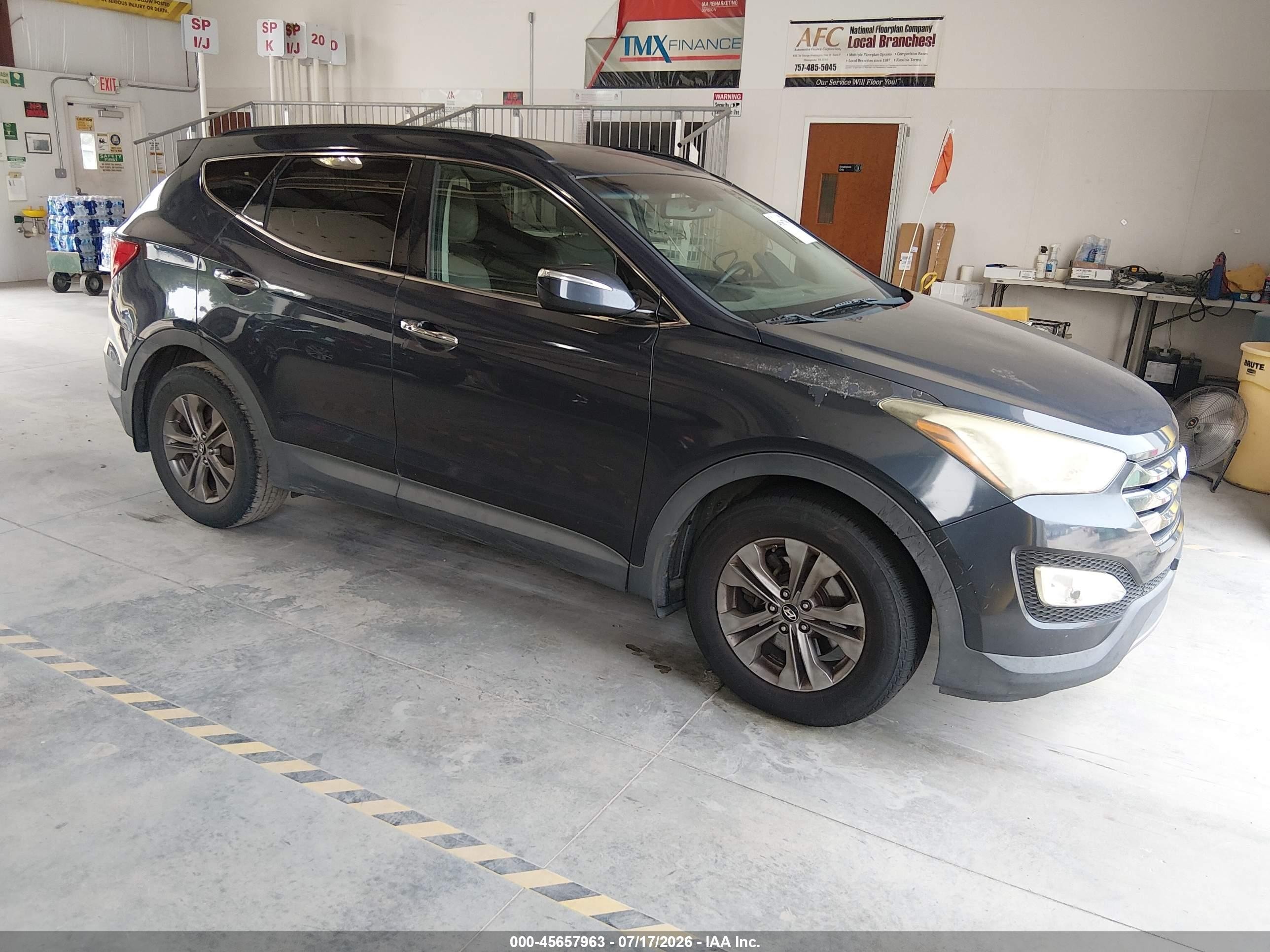 2013 Hyundai Santa Fe Sport, VIN 5XYZU3LB0DG015611 — Normal wear