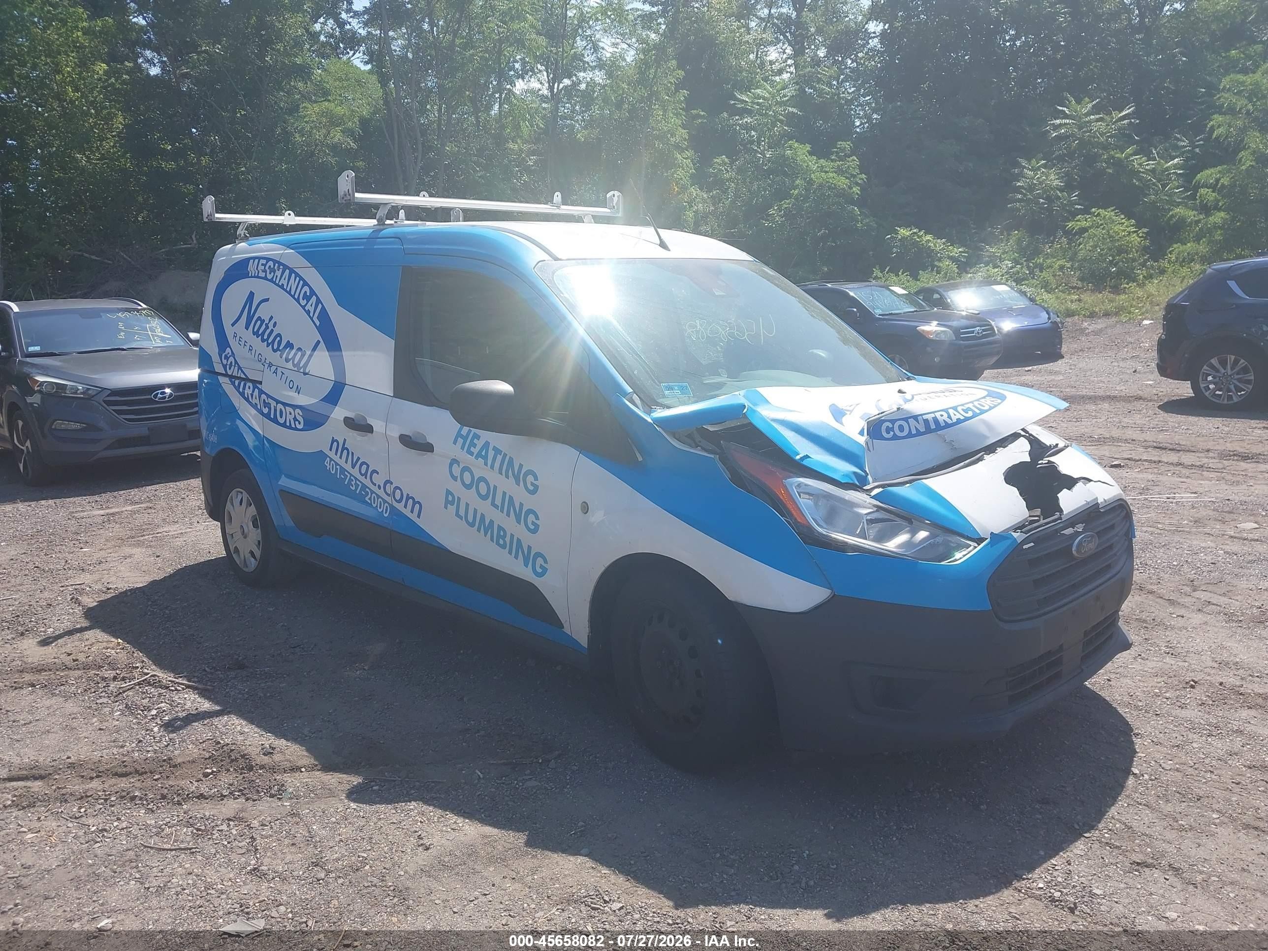 2019 Ford Transit Connect XL, VIN NM0LS7E20K1387119 — Перед