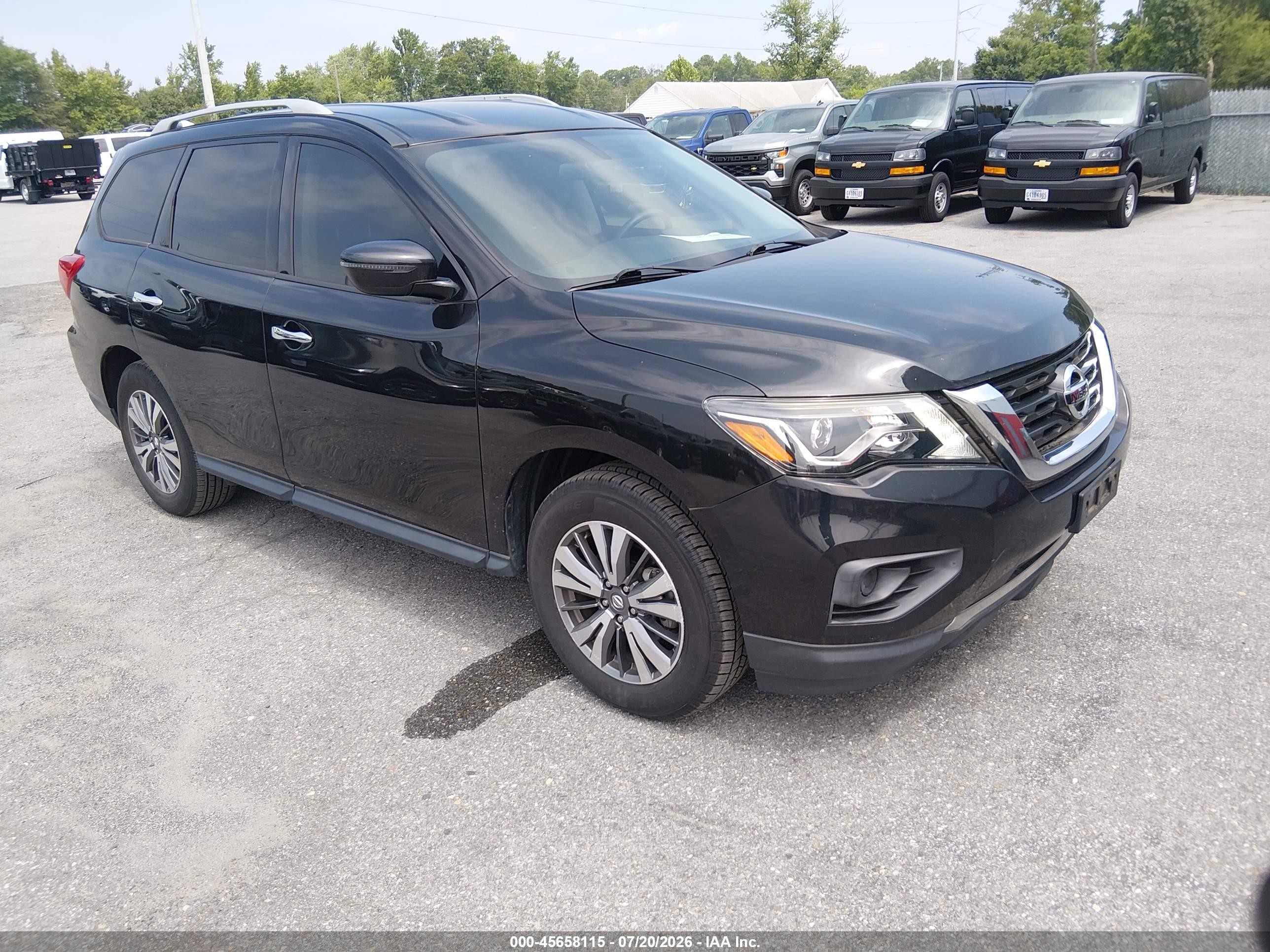 2020 Nissan Pathfinder S, VIN 5N1DR2AM1LC622058 — Обычный износ