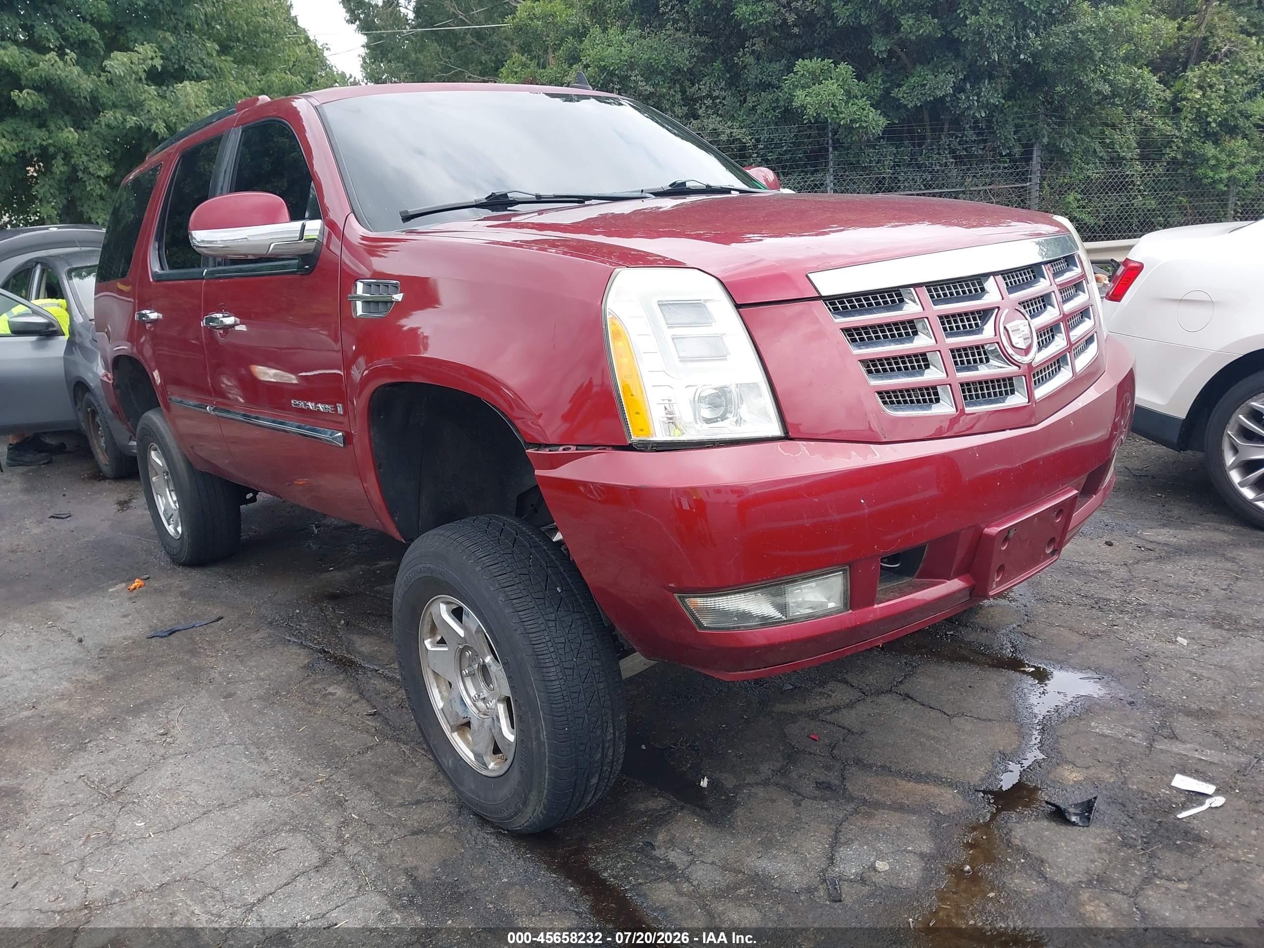 2008 Cadillac Escalade, VIN 1GYFK638X8R269648 — Not stated