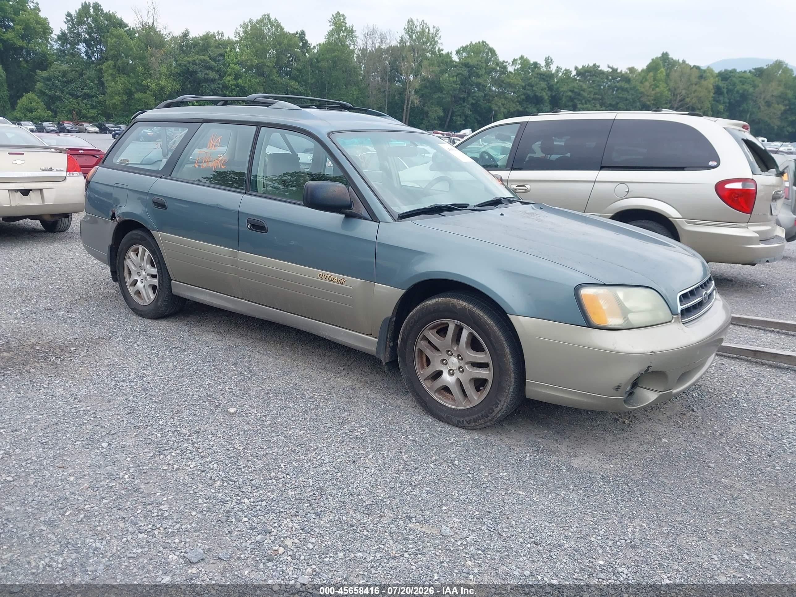 2002 Subaru Legacy Outback, VIN 4S3BH665627636553 — По всему кузову
