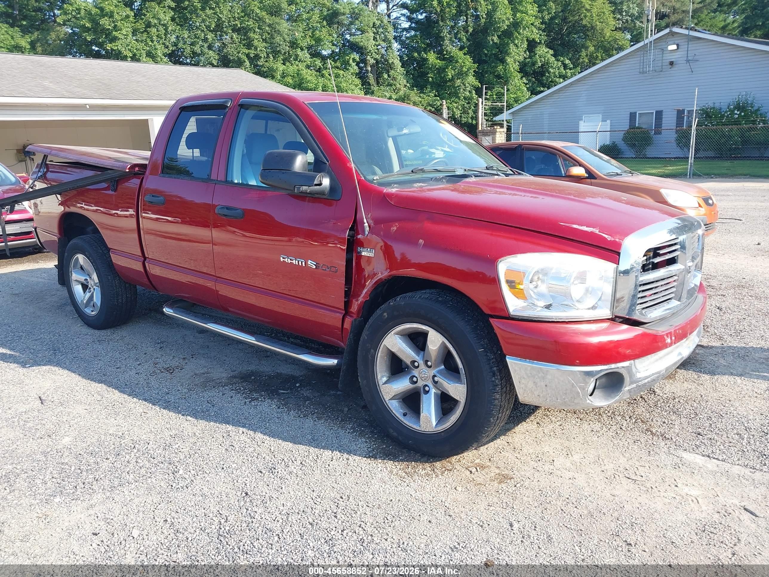 2007 Dodge 1500 SLT, VIN 1D7HA18287S266169 — Front end