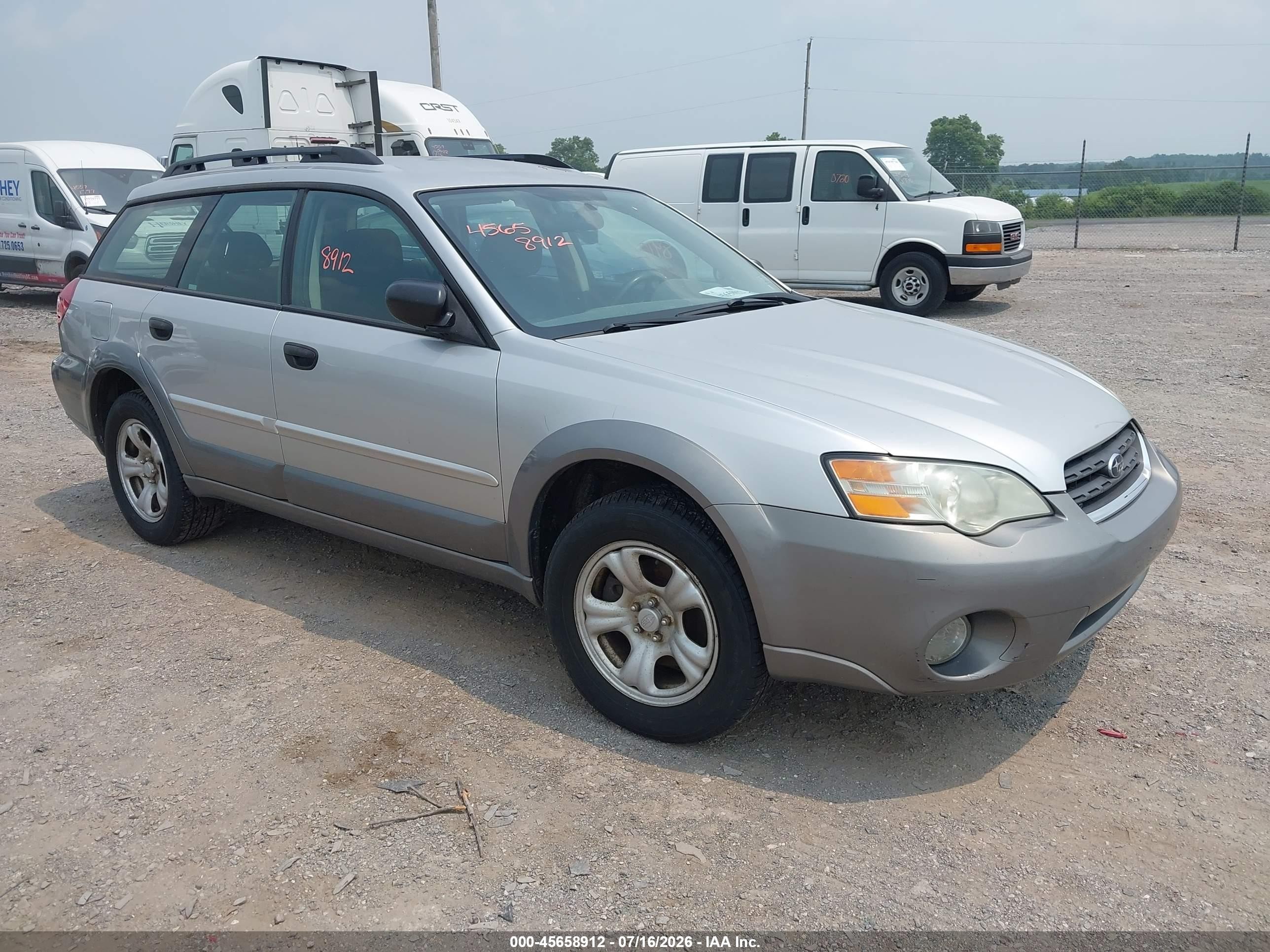 2007 Subaru Legacy Outback Basic, VIN 4S4BP61C677317651 — Обычный износ