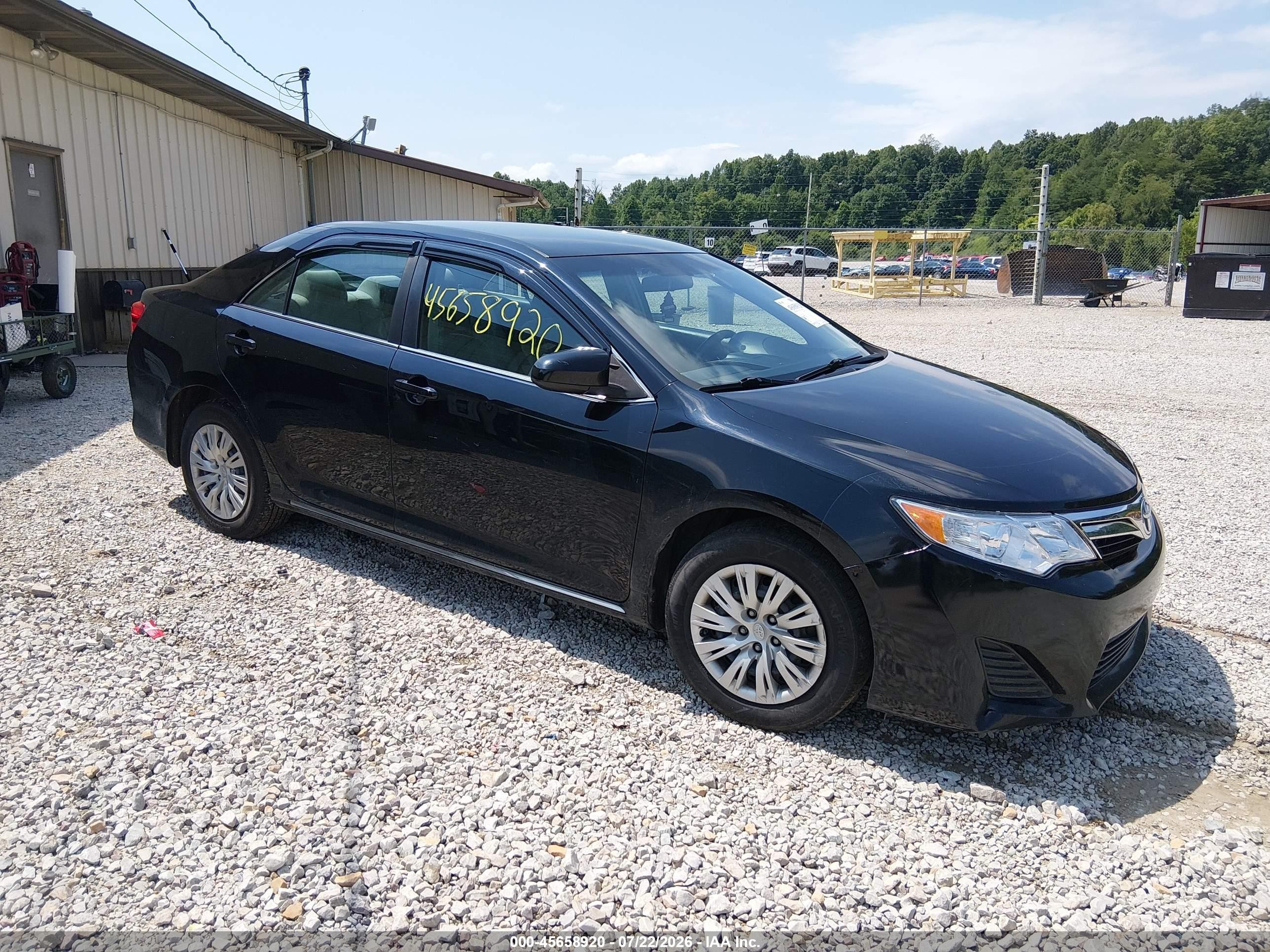 2012 Toyota Camry XLE, VIN 4T4BF1FK7CR239811 — Repossession