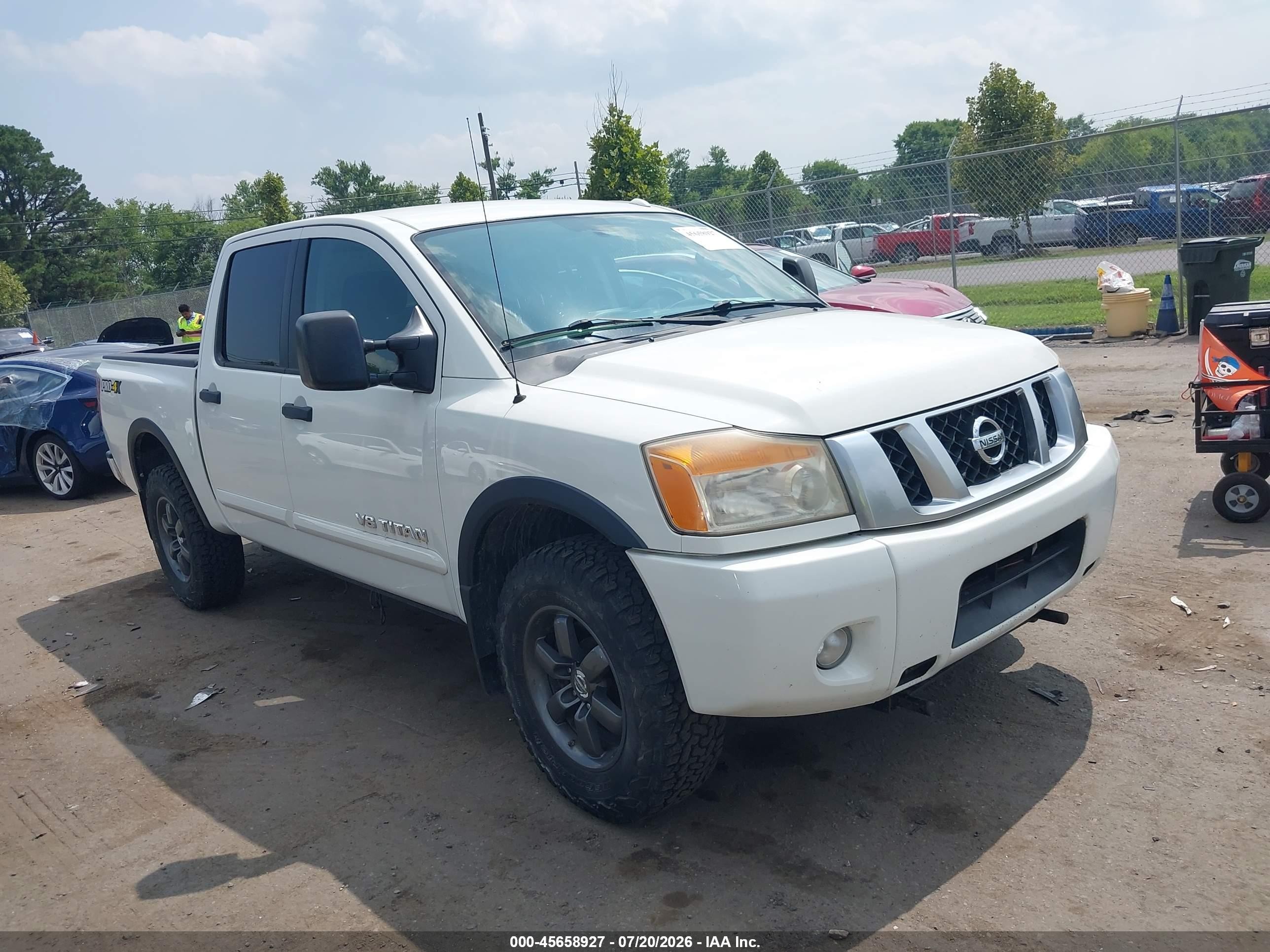 2013 Nissan Titan Pro-4X, VIN 1N6BA0EC4DN304074 — Not stated