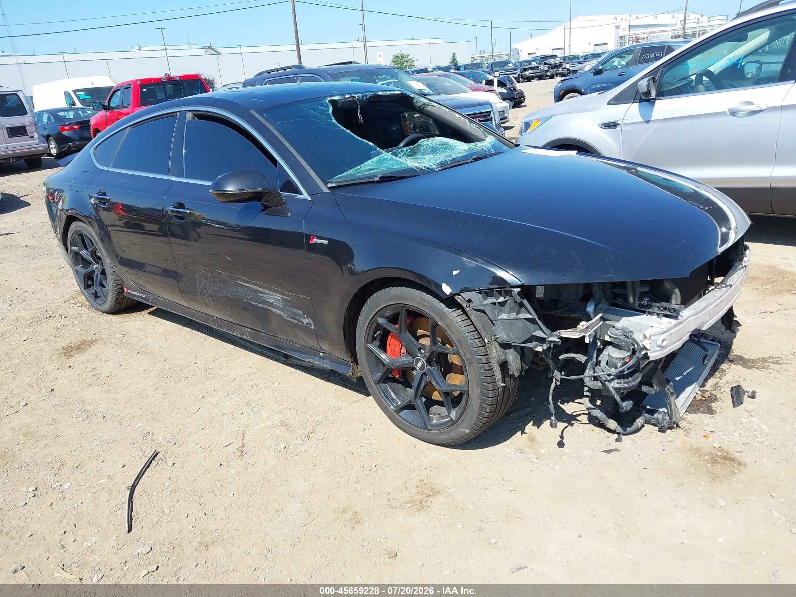 2014 Audi A7 Prestige, VIN WAU2GAFC9EN062127 — Front end