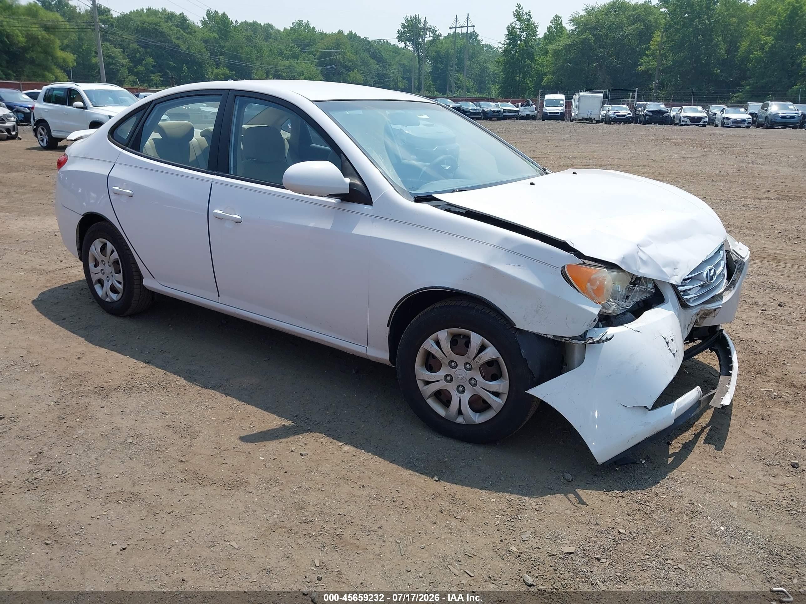 2010 Hyundai Elantra GLS, VIN KMHDU4AD2AU937081 — Front end