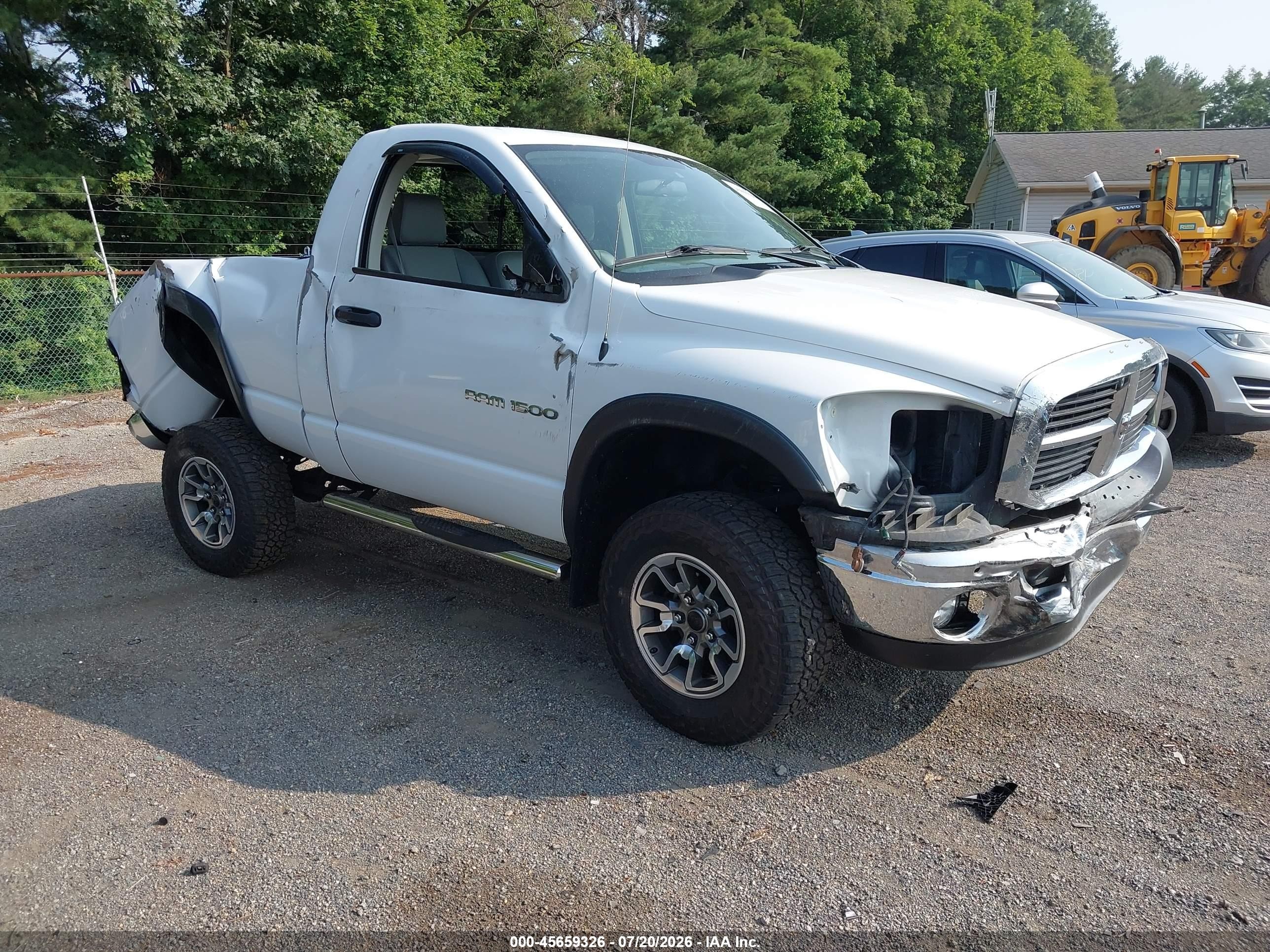 2006 Dodge 1500 SLT, VIN 1D7HU16N86J244200 — Rollover