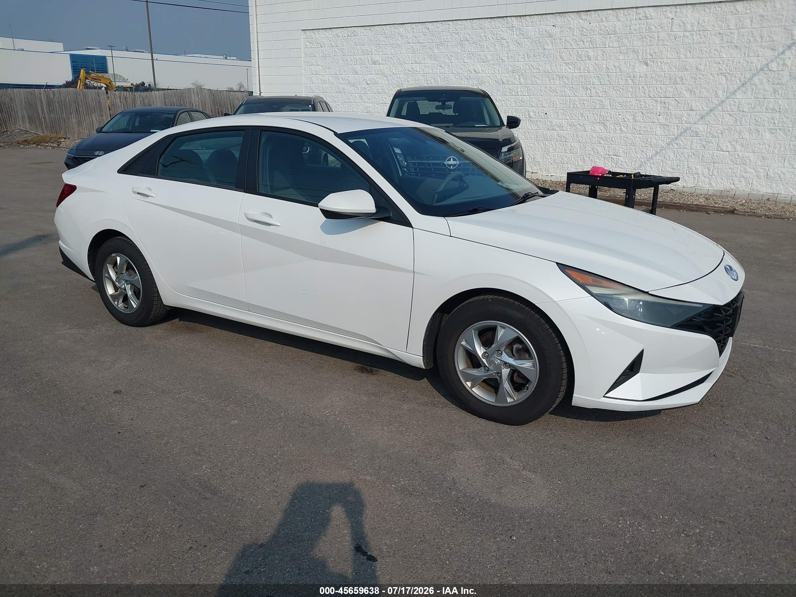 2021 Hyundai Elantra SE, VIN 5NPLL4AG9MH049617 — Normal wear