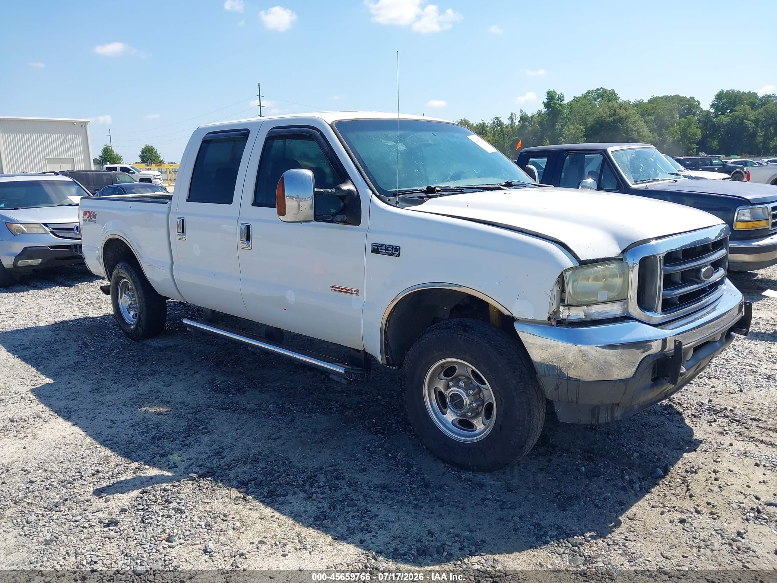 2004 Ford F-250 XL, VIN 1FTNW21P64ED77758 — Normal wear