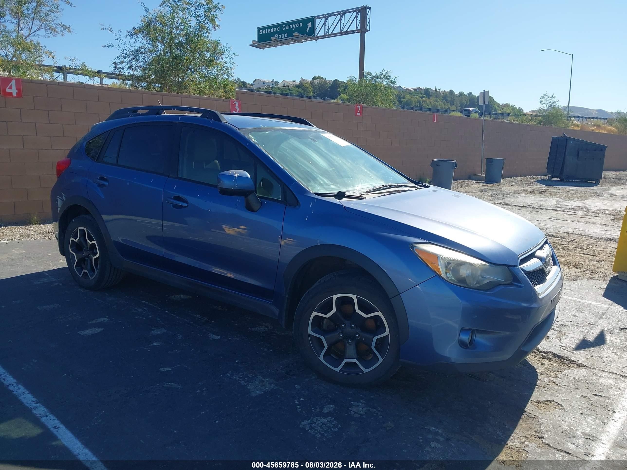 2014 Subaru Crosstrek Limited, VIN JF2GPAGC6E8254998 — Normal wear