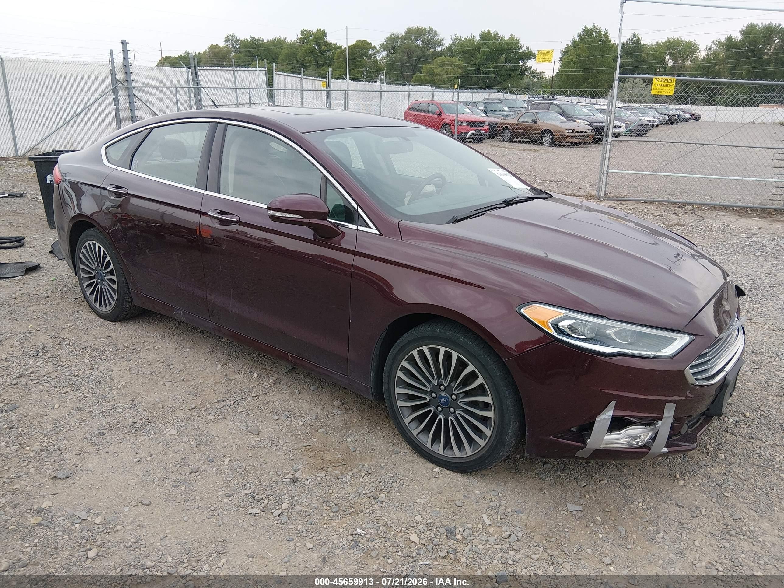 2017 Ford Fusion SE, VIN 3FA6P0T99HR127606 — Front end