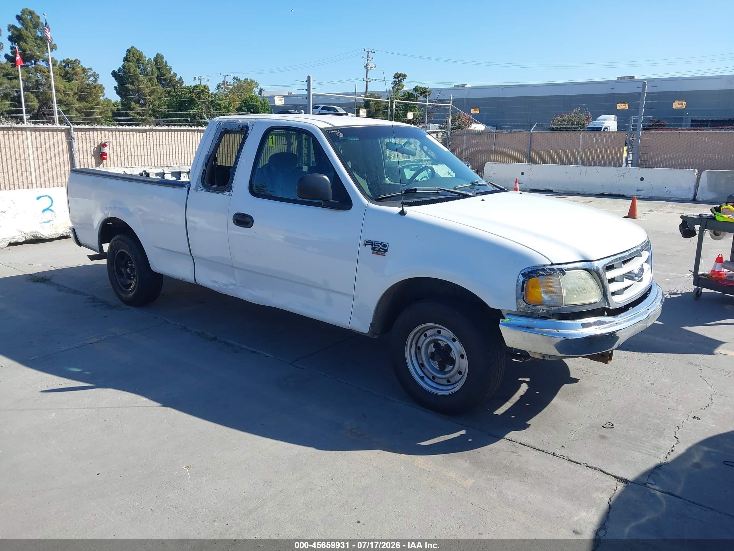 2002 Ford F-150 XL, VIN 1FTRX17W92KC62349 — Normal wear